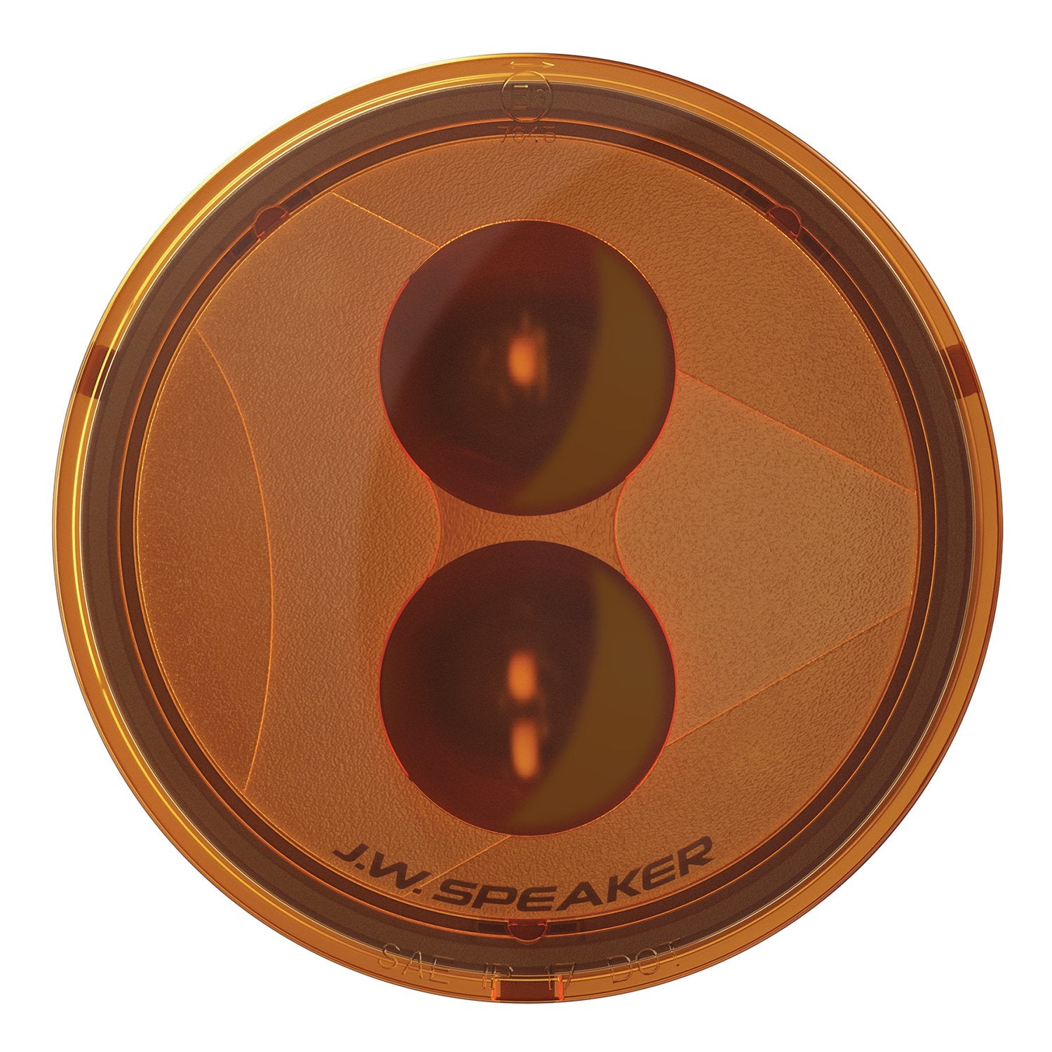 Model 239 J2 J.W. Speaker 0346483 12V DOT/ECE LED Round Turn Signals with Amber Lens - 2 Light Kit