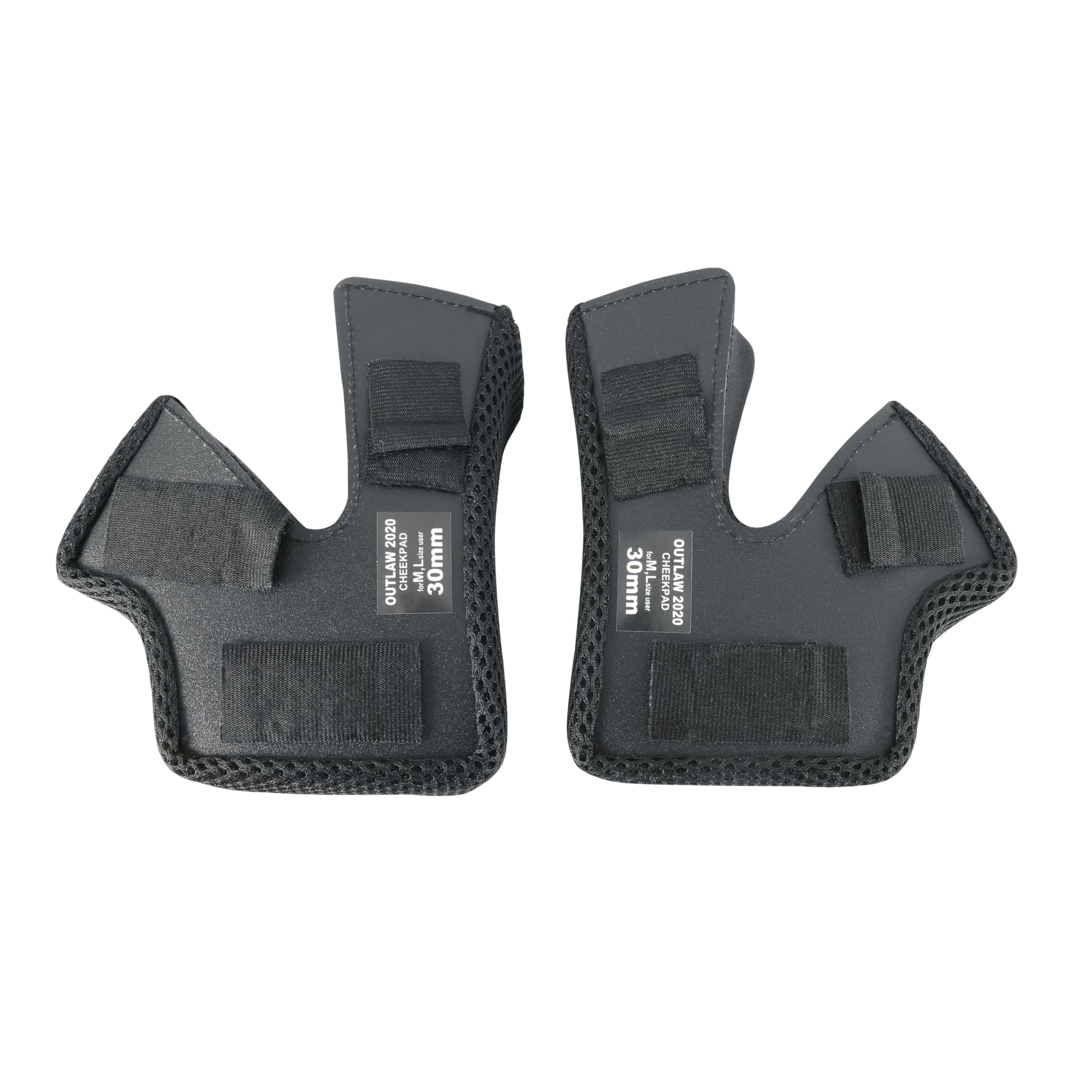 Simpson OB35CPXSS Motorcycle Cheek Pads - Outlaw Series Helmets - 35mm - XS/S - Pair