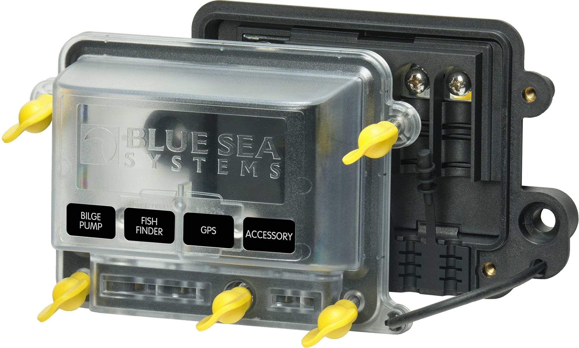 Water-Resistant Blue Sea Systems 2356100 100A Busbar, Manual Cover