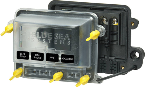 Water-Resistant Blue Sea Systems 2356100 100A Busbar, Manual Cover