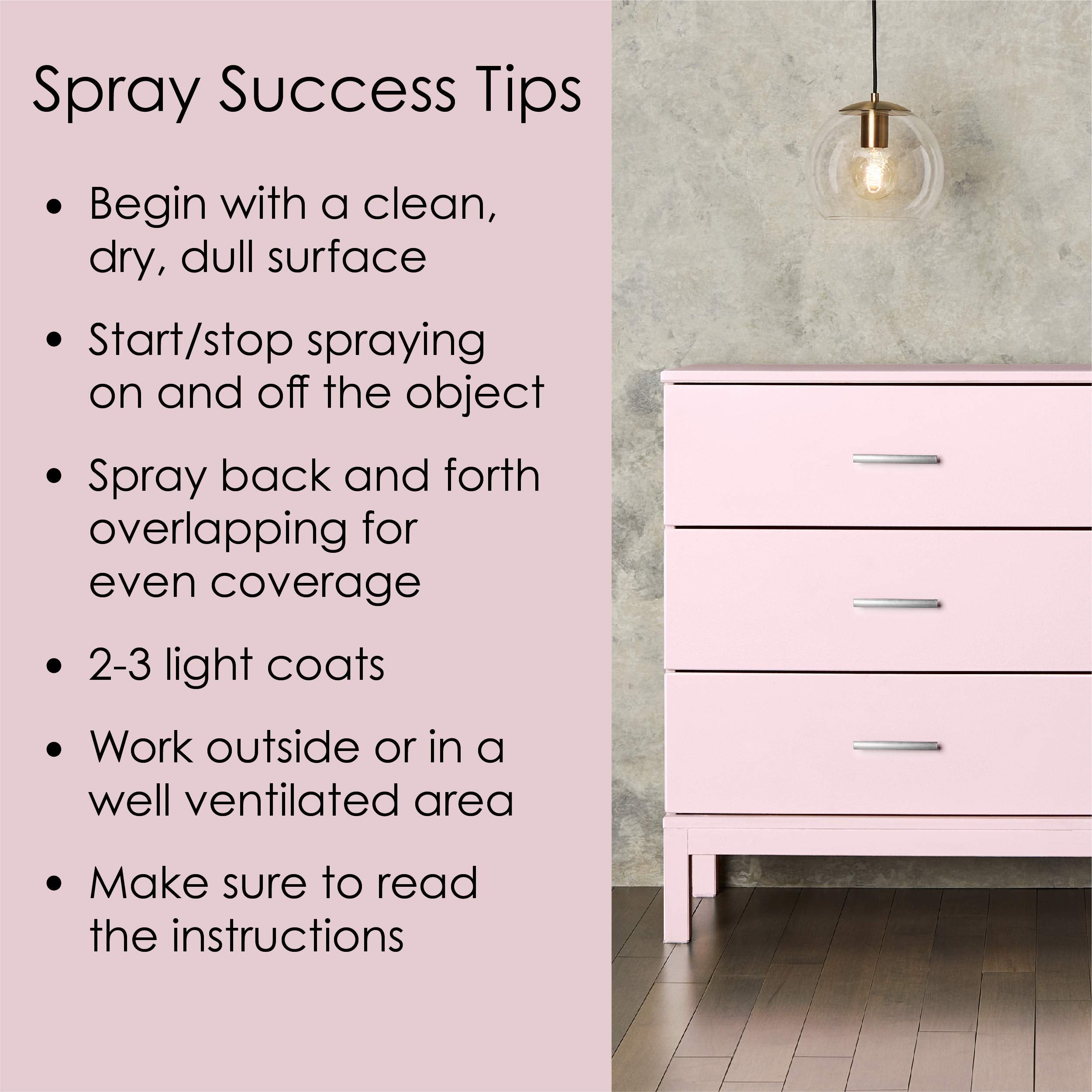Krylon All-In-One Adhesive Spray Paint for Indoor/Outdoor Use, 12 oz, Pink Blush