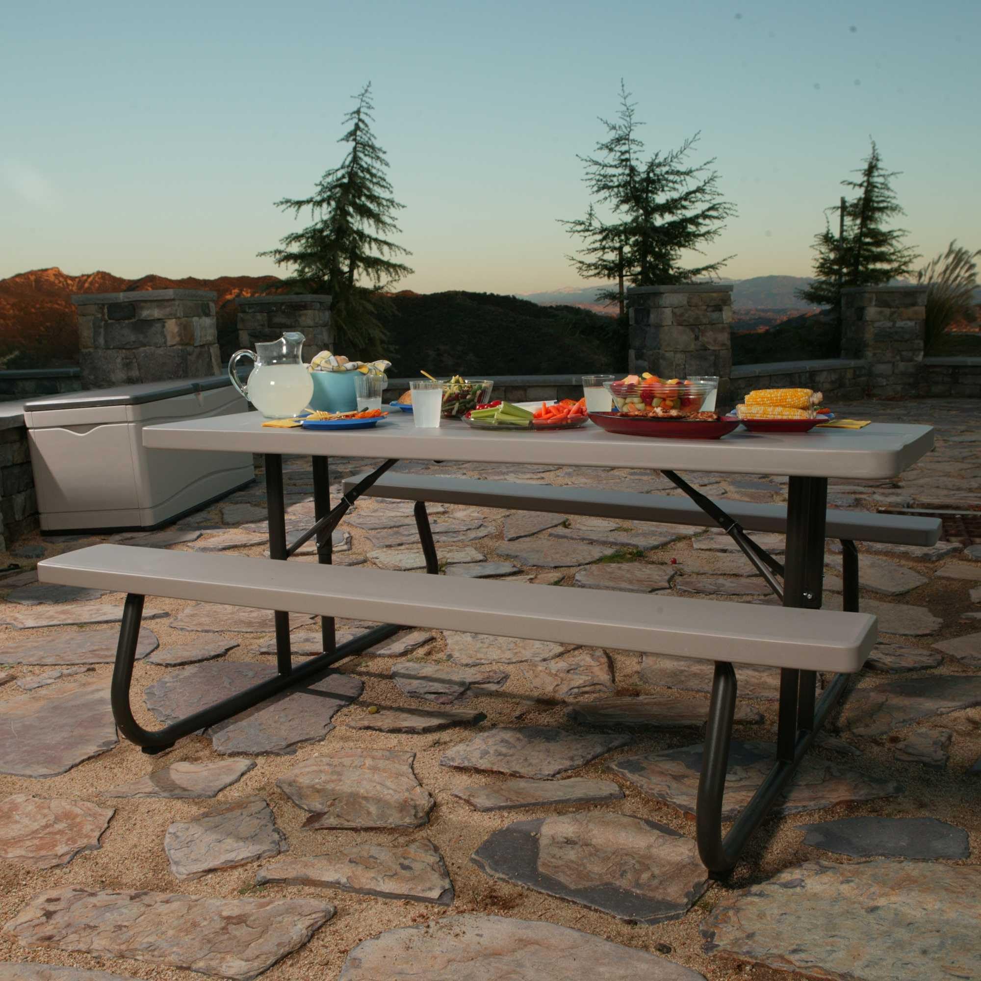 6-Foot Lifetime Folding Picnic Table