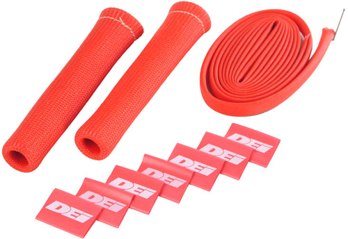 Design Engineering Protect-A-Boot and Wire 010721 Red 2-Cylinder Kit for Spark Plug Boot and Wire Protection
