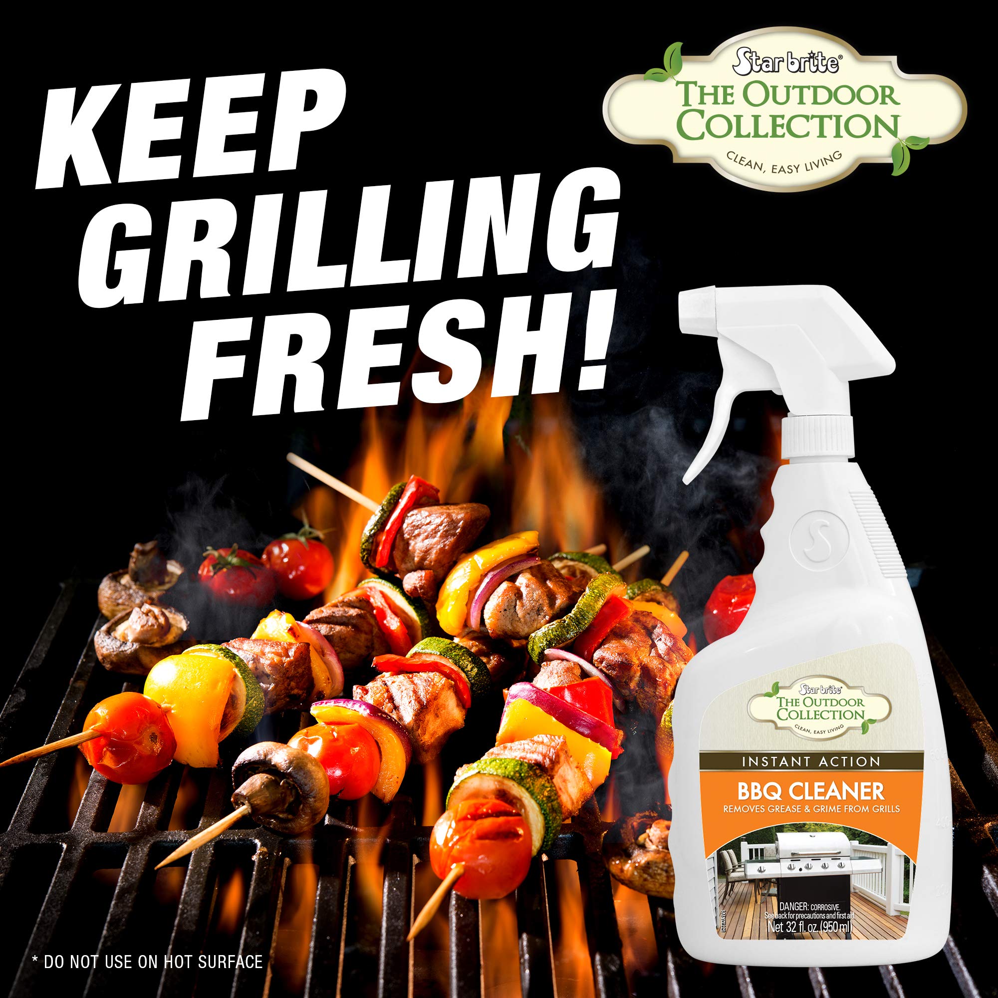 BBQ and Grill Grate Cleaner Spray Star brite 57732, 32 oz