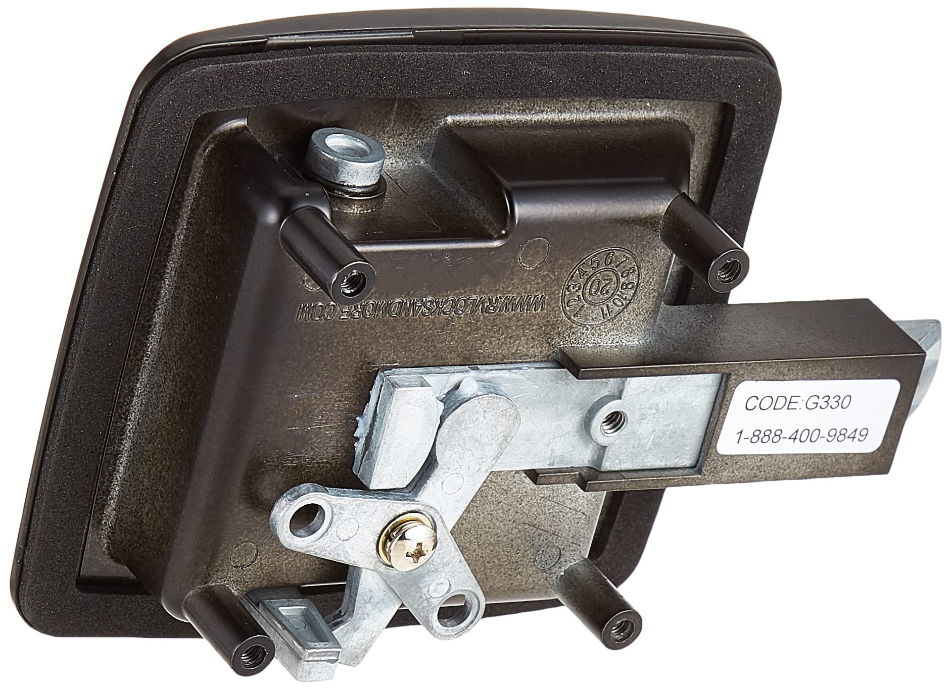 Lippert RV Baggage Door Standard Latch Kit for 5th Wheel RVs, Travel Trailers and Motorhomes, Lockable Security, Includes Handle, Edge Cover, Strike Catch, Keys, Hardware - 317649