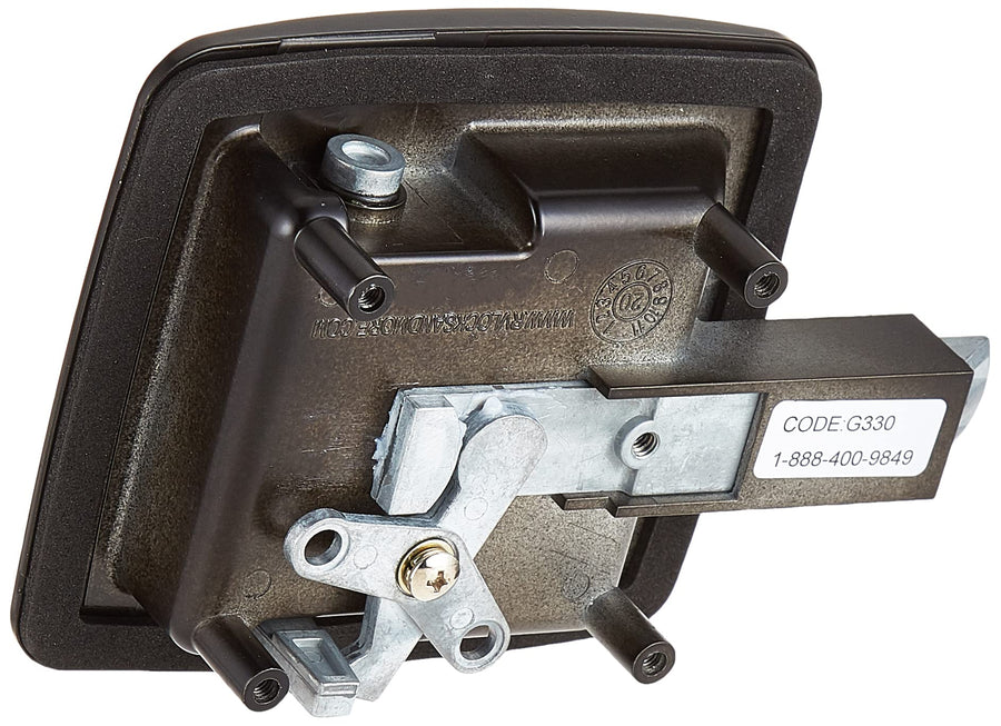 Lippert RV Baggage Door Standard Latch Kit for 5th Wheel RVs, Travel Trailers and Motorhomes, Lockable Security, Includes Handle, Edge Cover, Strike Catch, Keys, Hardware - 317649
