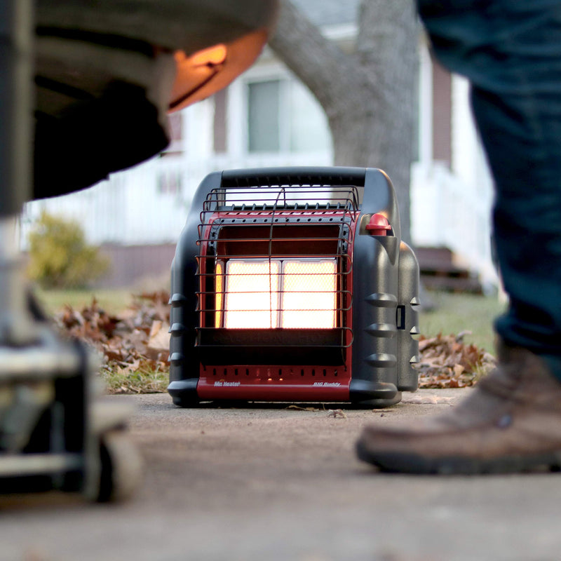Big Buddy Heater Mr Heater 18,000 BTU Portable Propane - Mass and CA Version