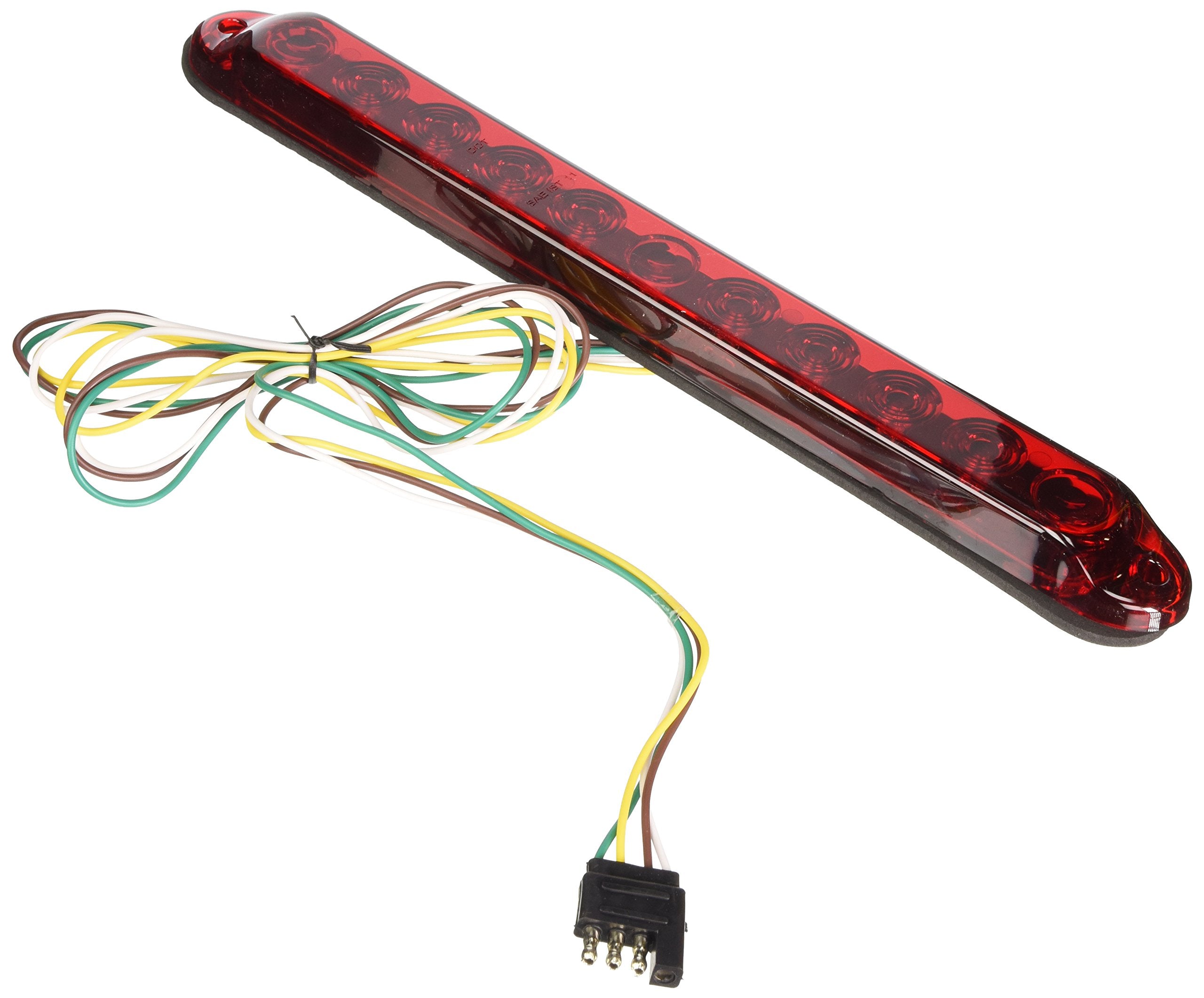 15" Mini Tailgate Bar Recon 26418RD fits Ford & Chevy/GMC Turbo Diesel & Heavy Duty Trucks - Red Lens