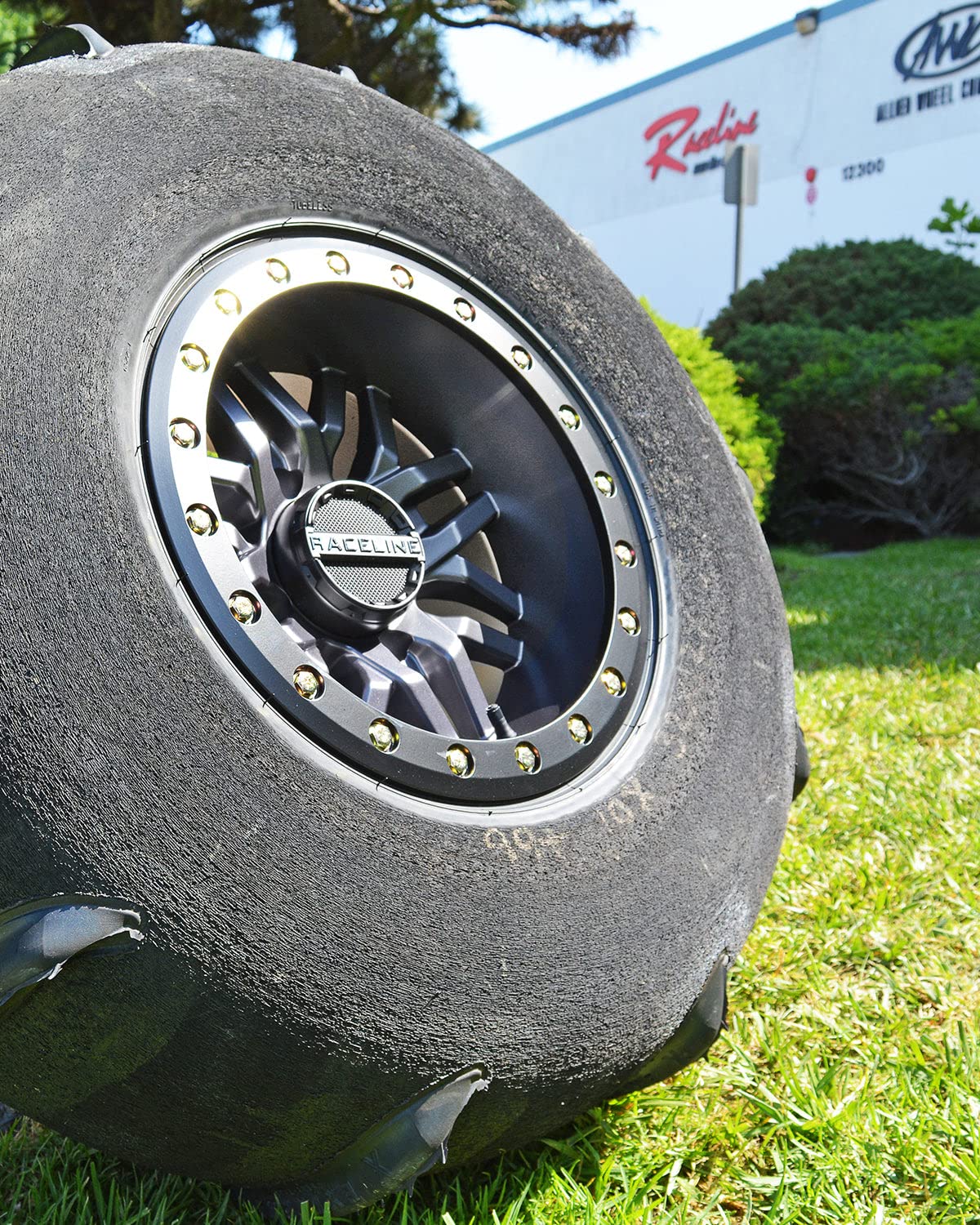 Raceline A91G Wheels RYNO UTV/ATV Gun Metal W/Black Ring 15x7" 4x137", 10 mm offset/(4.39"B/S)