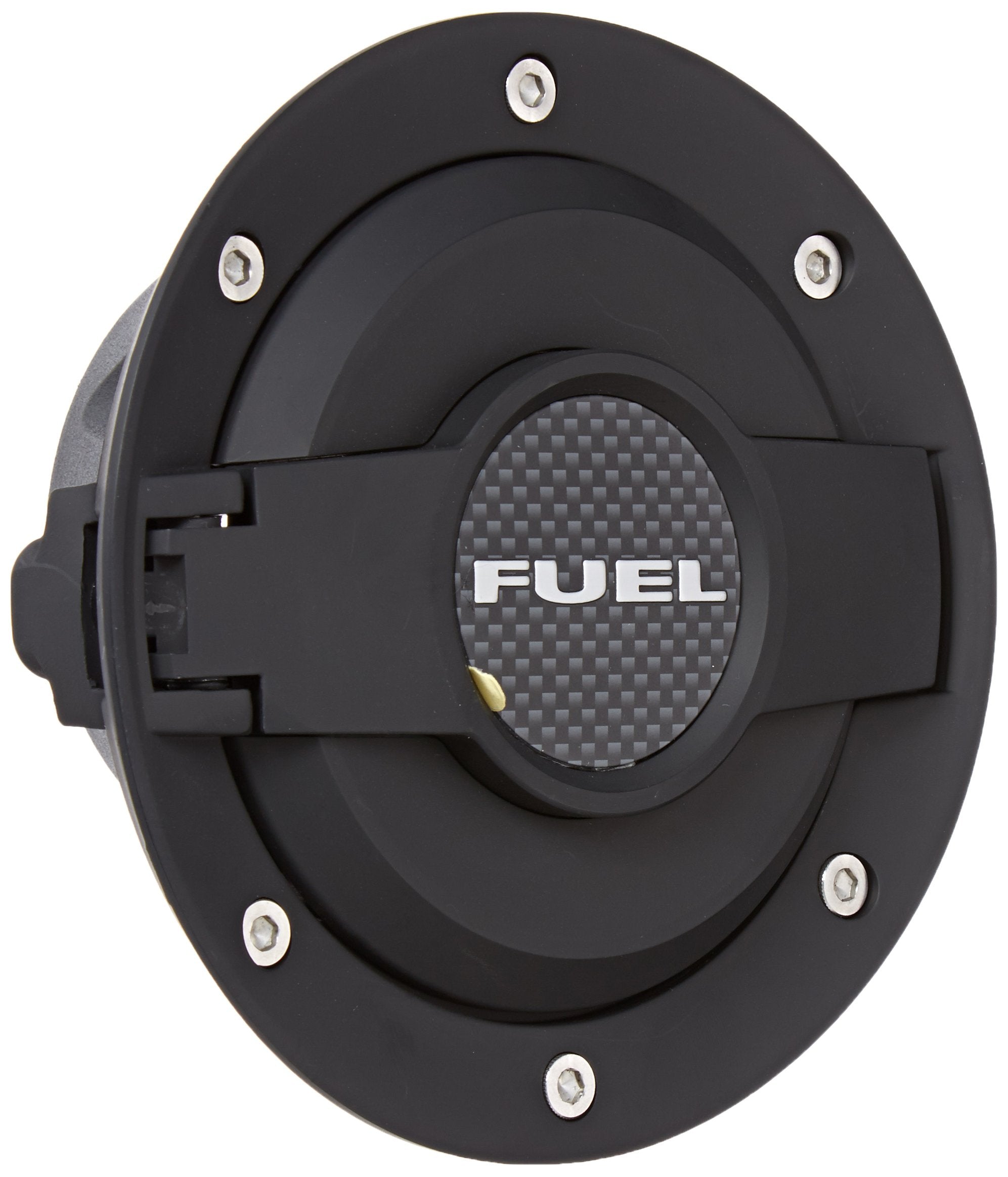 Muscle Cars Drake MO-210001-BLACK Billet Aluminum Fuel Door