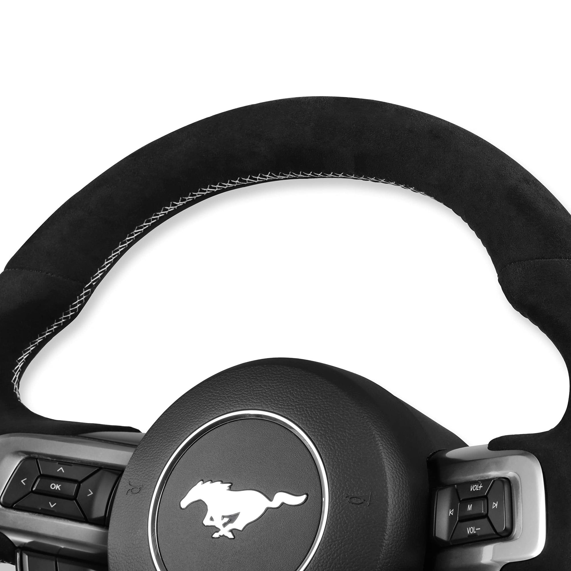 Steering Wheel Rekudo RK950-06 - Synthetic Suede Wrapped