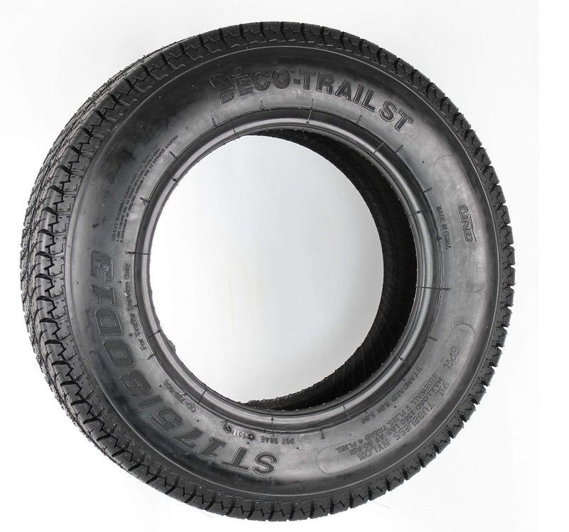 eCustomRim Bias Ply Trailer Tire ST175/80D13 ST 175/80 D 13 in. Load Range C High Speed