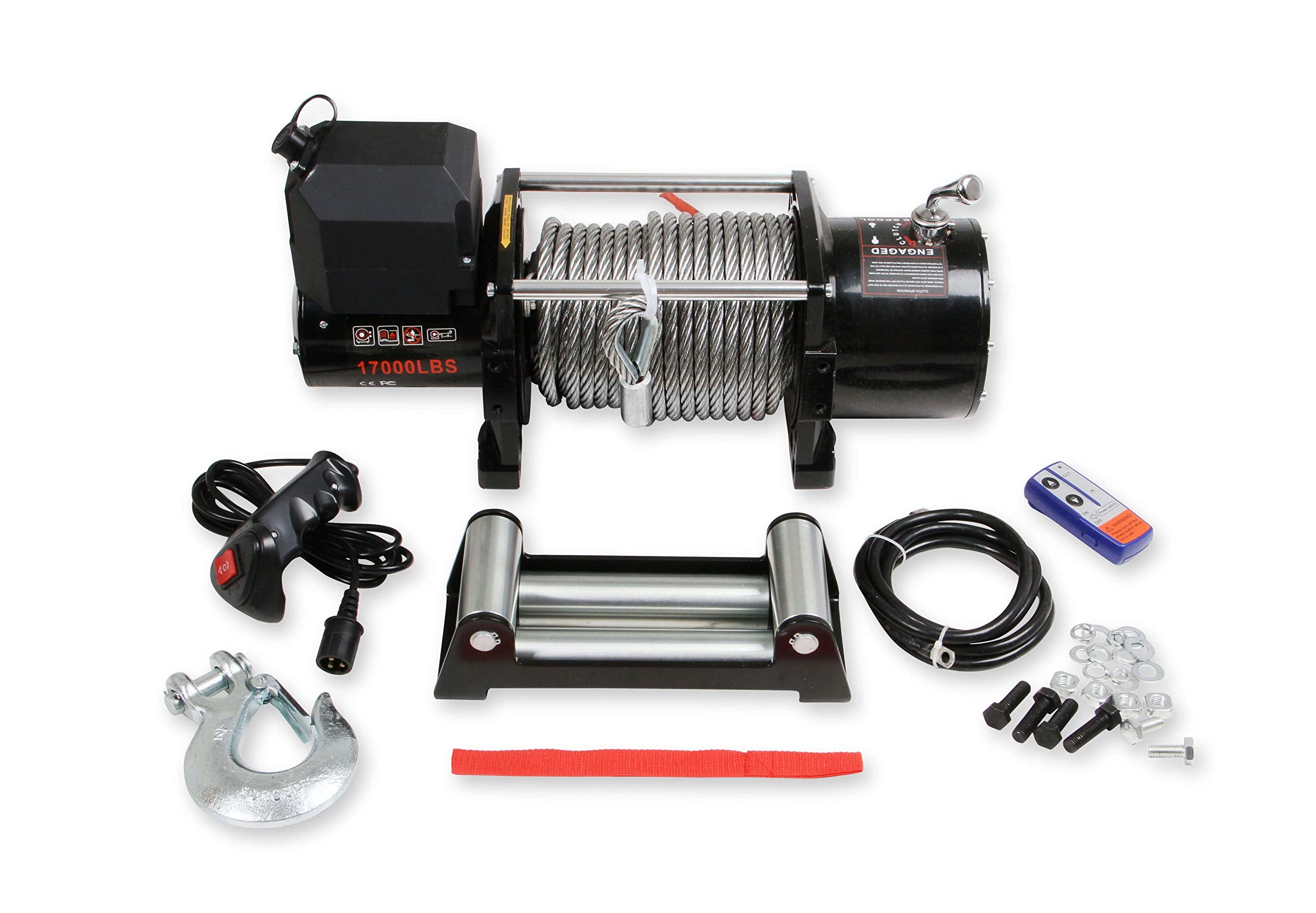 12V Anvil Off-Road Winch 17000 Lbs - Cable