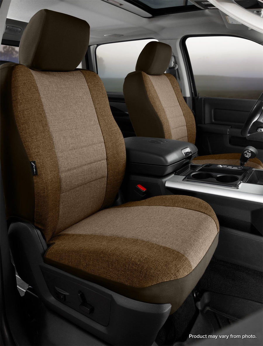 Fia Custom Fit OE39-31 TAUPE Front Seat Cover Bucket Seats - Tweed, (Taupe)