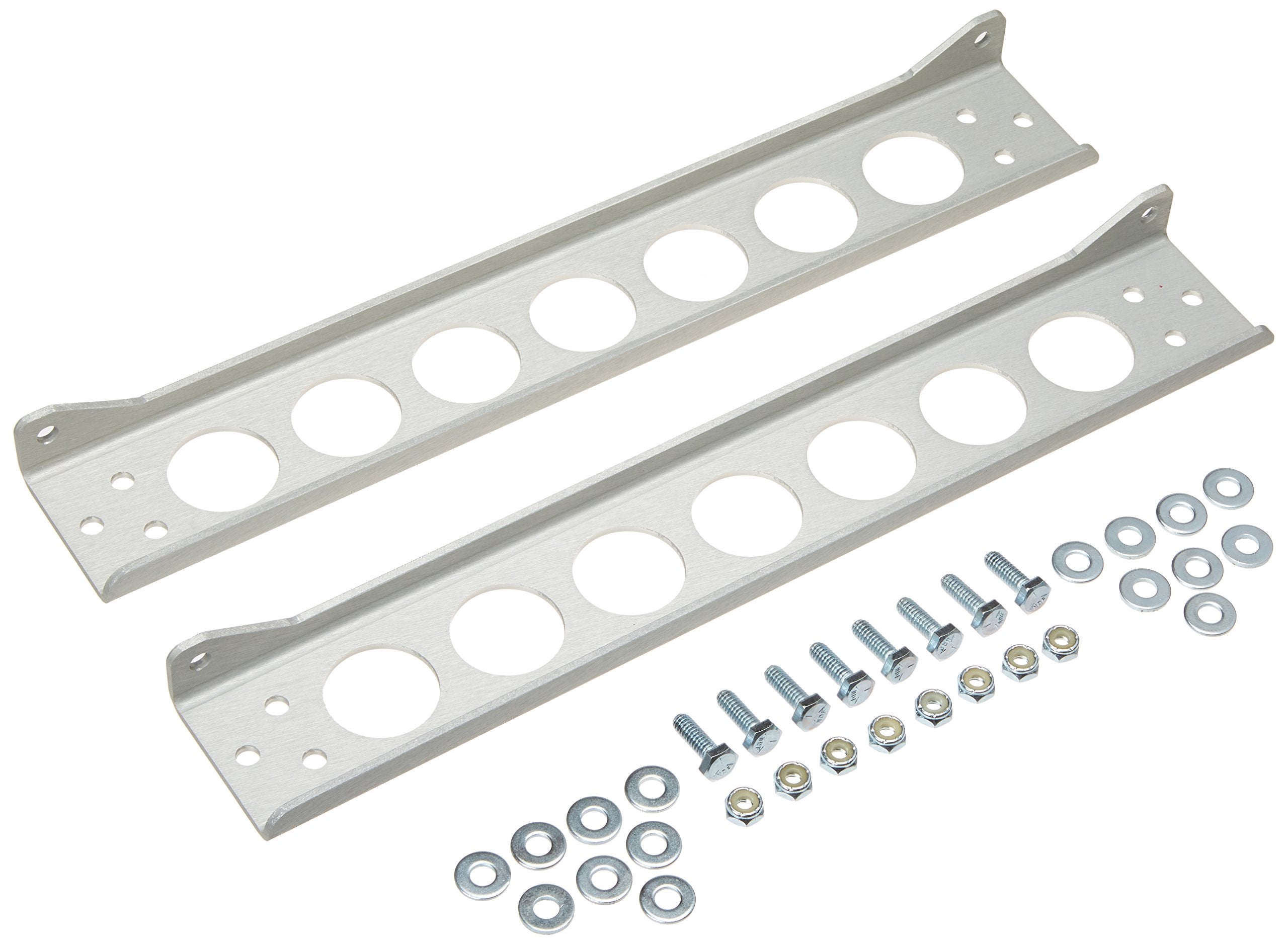 DER50023 Derale Aluminum Single Cooler Mounting Brackets