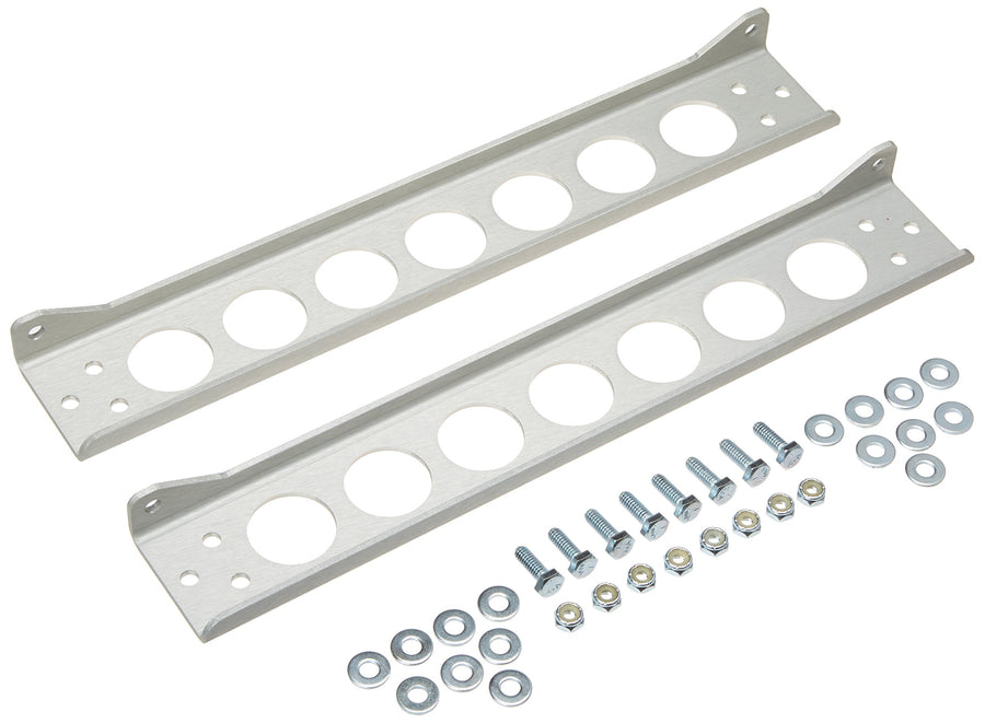 DER50023 Derale Aluminum Single Cooler Mounting Brackets