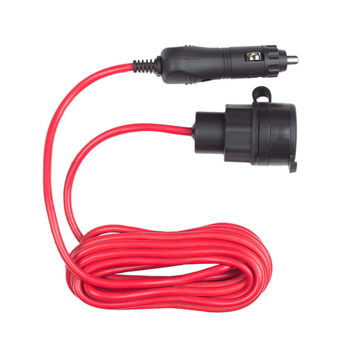 12V/24V Wagan 12ft. DC Extension Cable with Panel Mount and Weather Proof Cover…