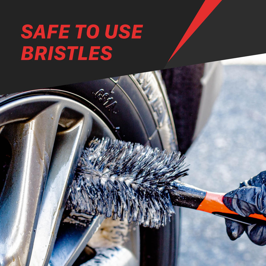 Maxshine 360° Universal Car Engine Cleaning Brush | 12” Long Handle with Non-Slip Grip | Soft Bristles for Safe & Effective Detailing | Deep Cleaning Tool for Engines, Wheels & Auto Detailing