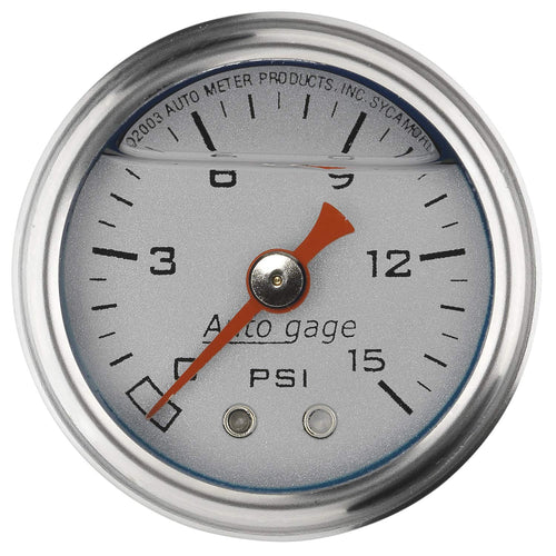 Auto Meter Autogage 2178 Fuel Pressure Gauge, 1.5"