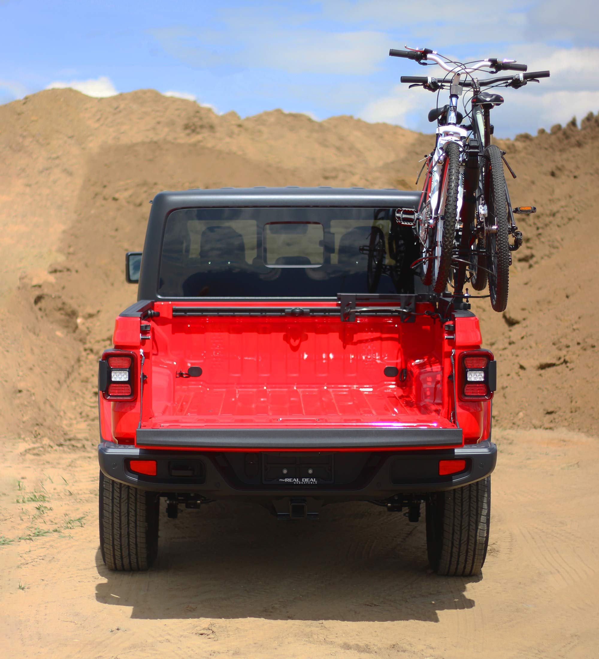 Let's Go Aero Half Nelson Channel, Truck Bed Mount 2-Bike V-Rack Carrier for Toyota Deck Rail, Nissan Utili-Track, & Jeep Trail Rail Management Systems
