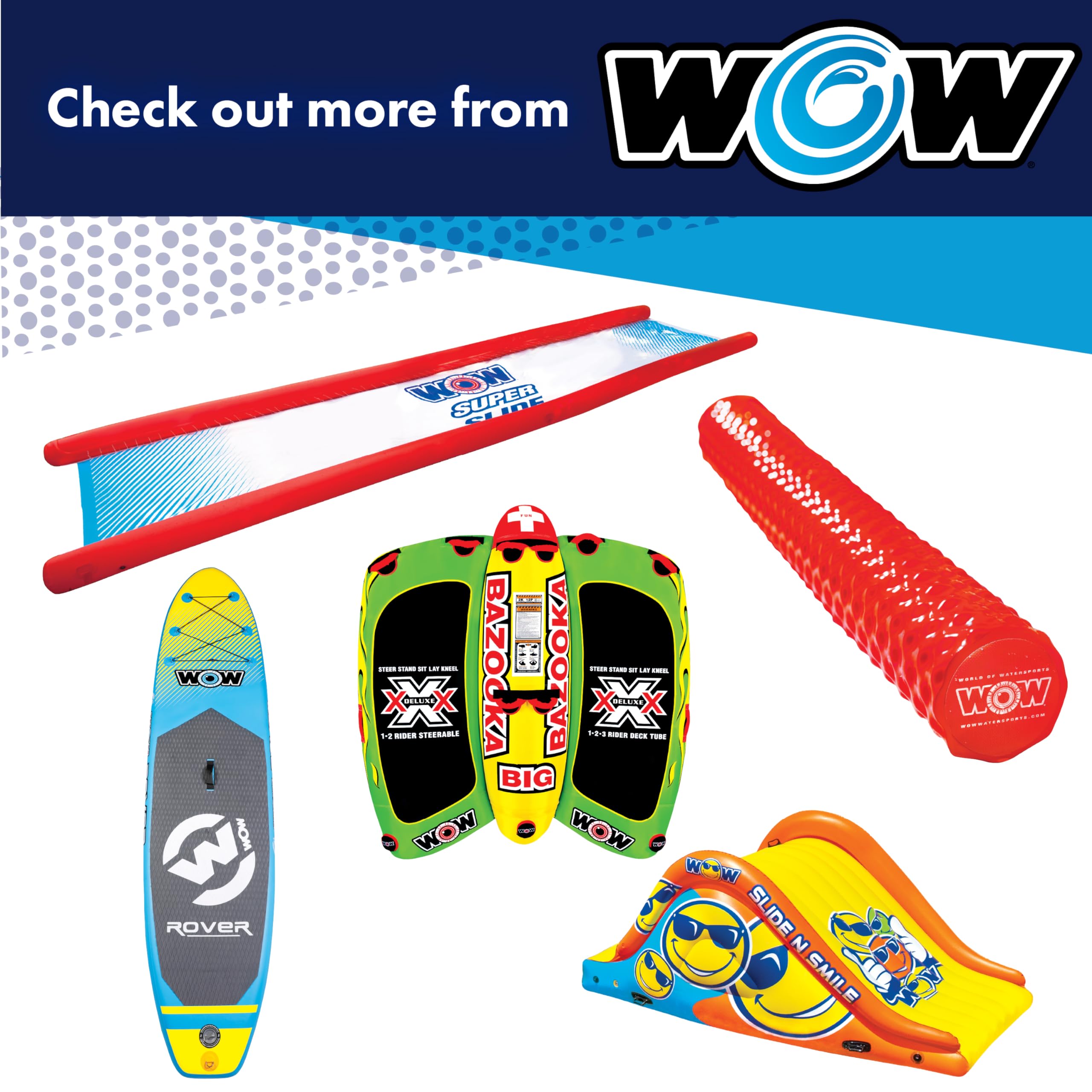 WOW Sports 12-2040 WOW Watersports Water Walkway - Red (10 x 6 Feet)