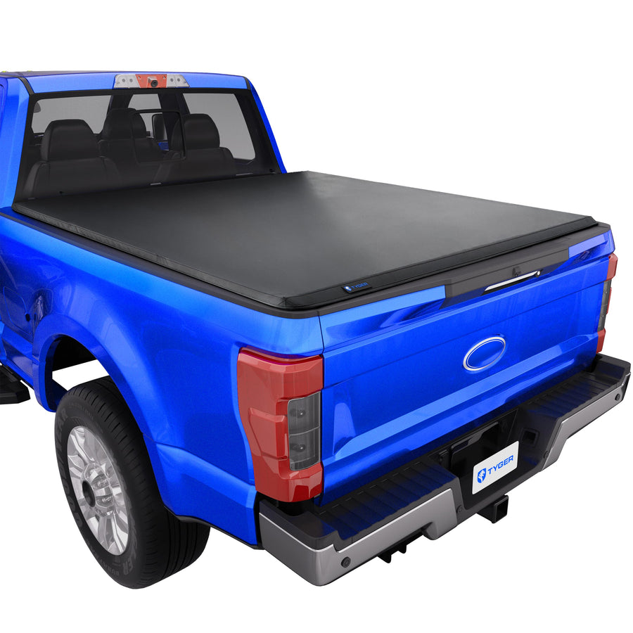 Tyger Auto T3 Truck Bed Soft Tri-fold Tonneau Cover Compatible with 2017-2026 Ford F-250 F-350 Super Duty | 6.75' (82") Bed | TG-BC3F1124