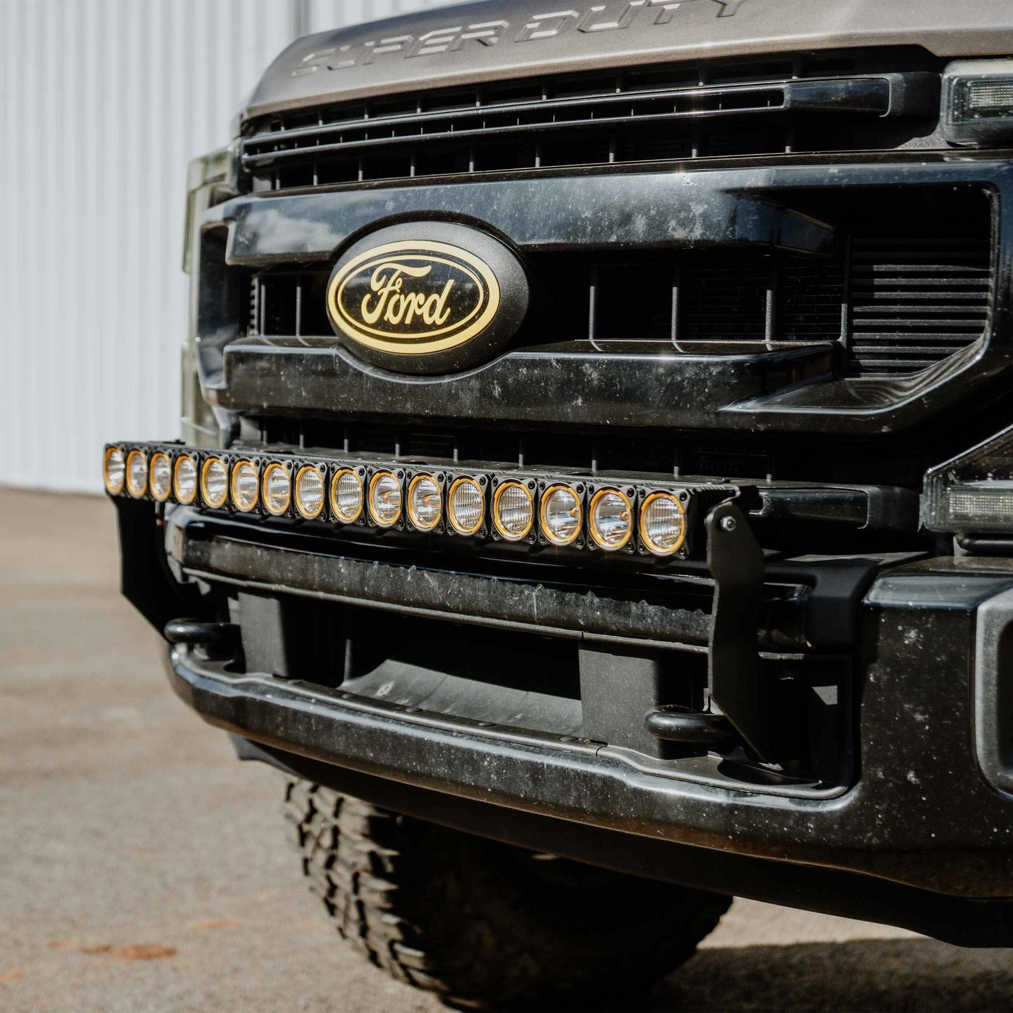 Light Bar Mount KC Hilites for 40" Flex ERA® LED Light Bar - Front Bumper - GEN4-5 17-24 Ford Super Duty
