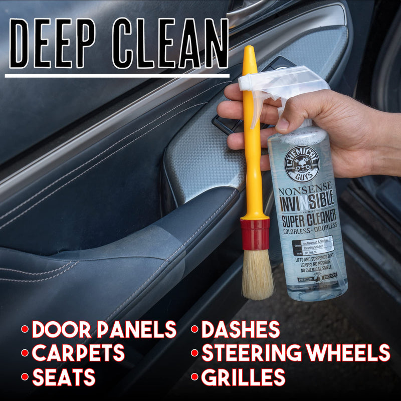 Chemical Guys All Surface Cleaner Nonsense Colorless & Odorless - Interior Cleaner, Safe for Vinyl, Rubber, Plastic, Carpet, and Upholstery, pH Balanced, Residue-Free, Unscented, 1 Gallon (128 fl oz)
