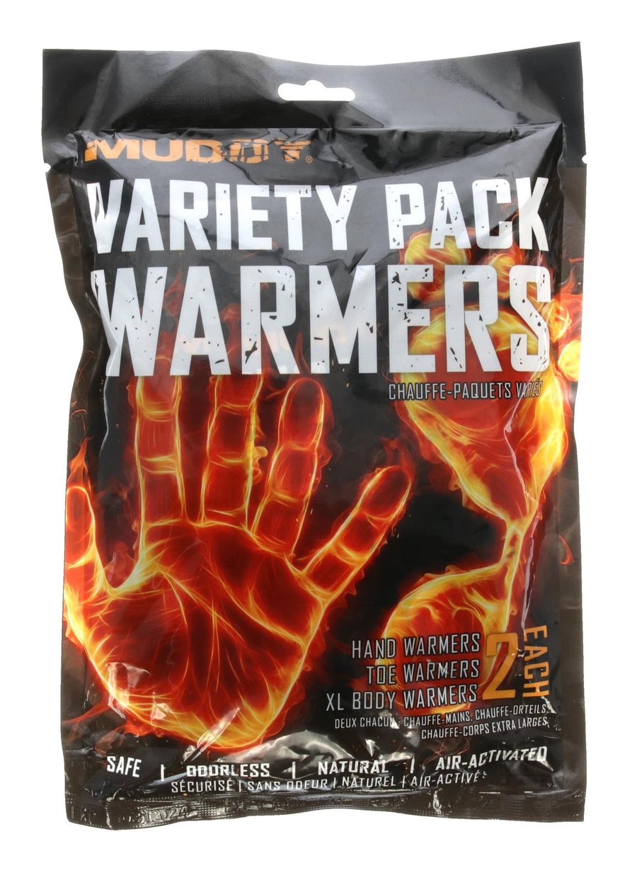 Disposable Muddy Warmer Variety Pack / (2) Each Hand, Toe & XL Warmers