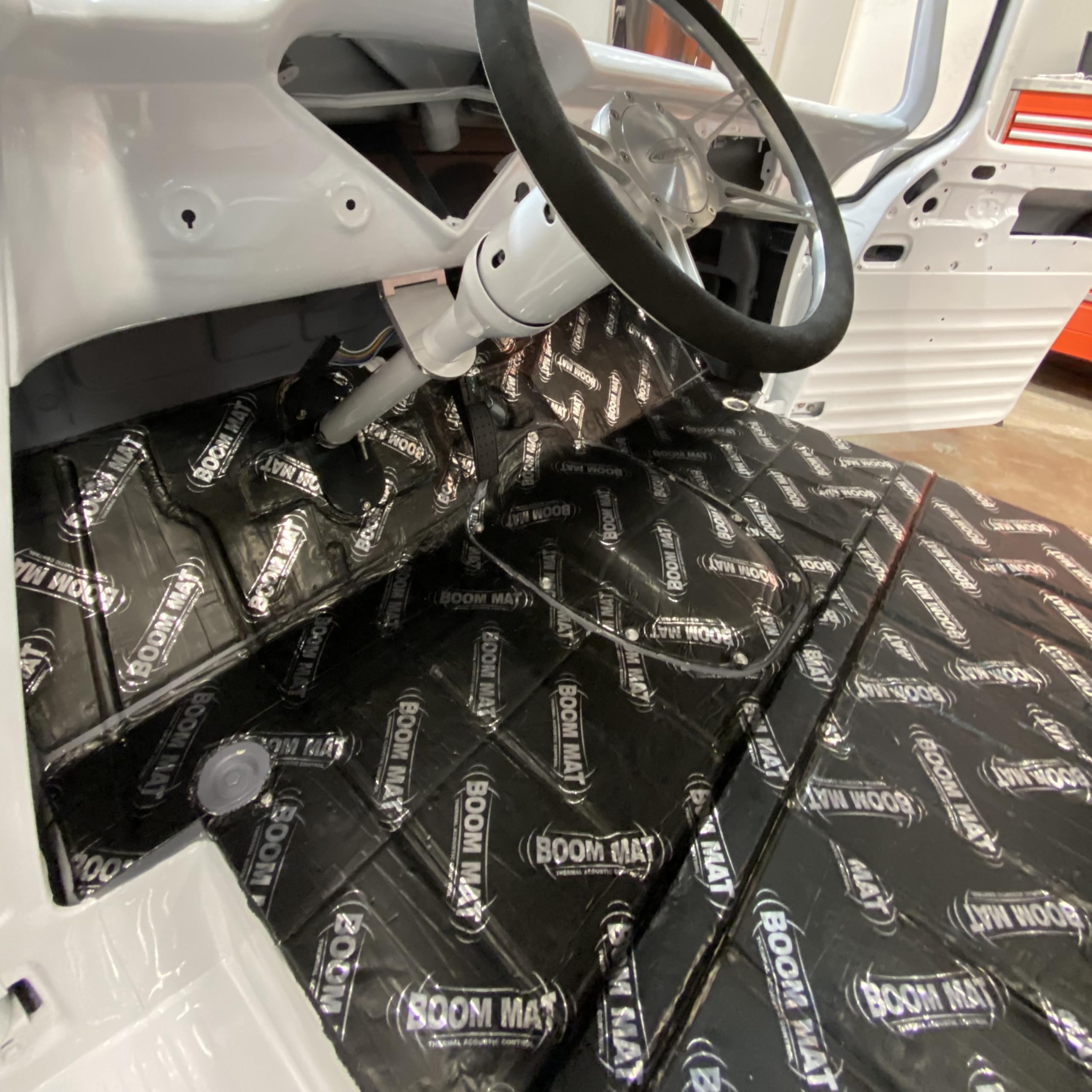 Boom Mat XL Sound Deadening / Damping Material Design Engineering | 4mm 12.5" x 24" (2 Sheets) | Black | 050221
