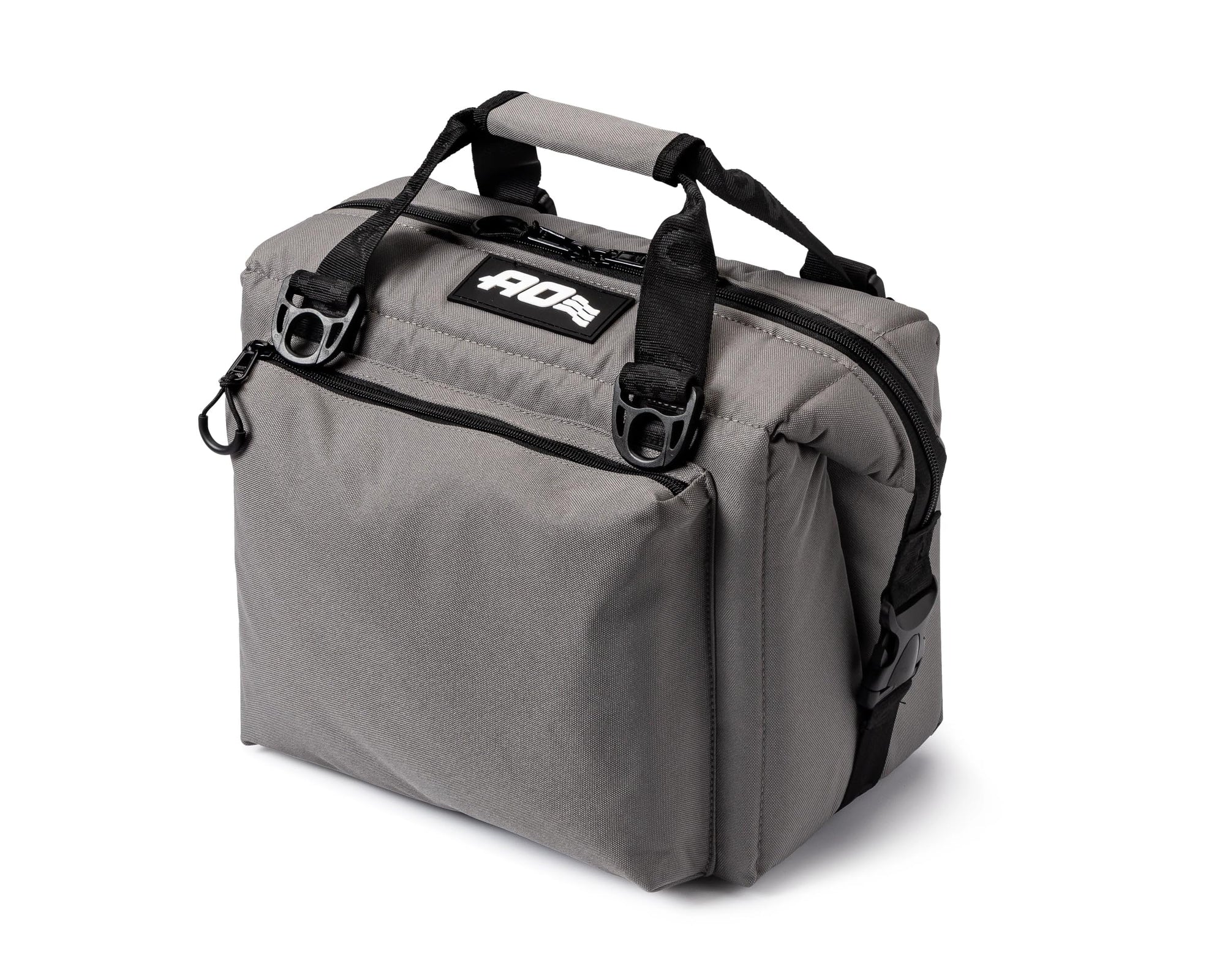 Caravan AO Coolers Canvas Soft Cooler with High-Density Insulation, Oversized Storage Pockets, Charcoal, 12-Can