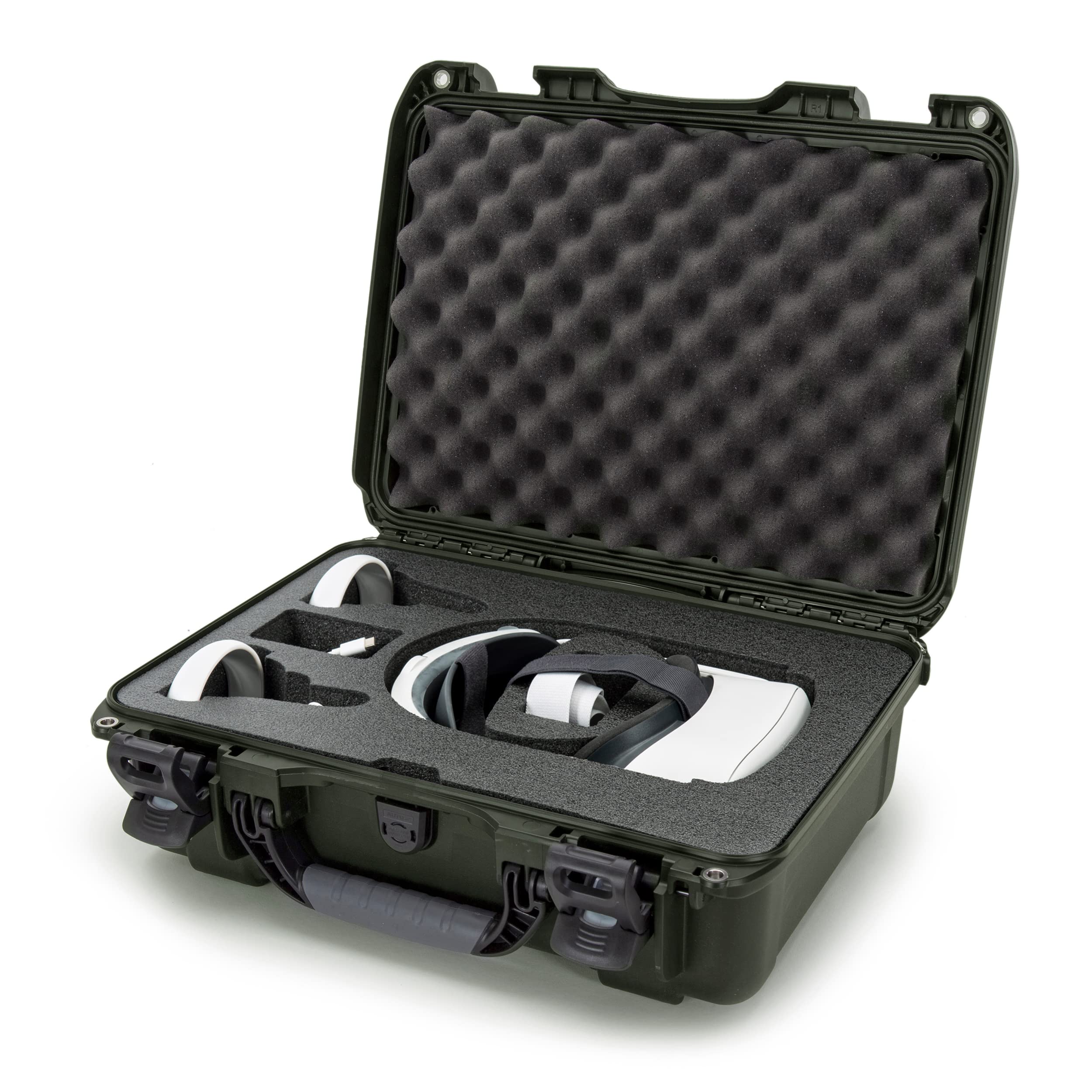 Waterproof Nanuk 925 Hard Case with Foam Insert for Oculus Quest 2 - Olive