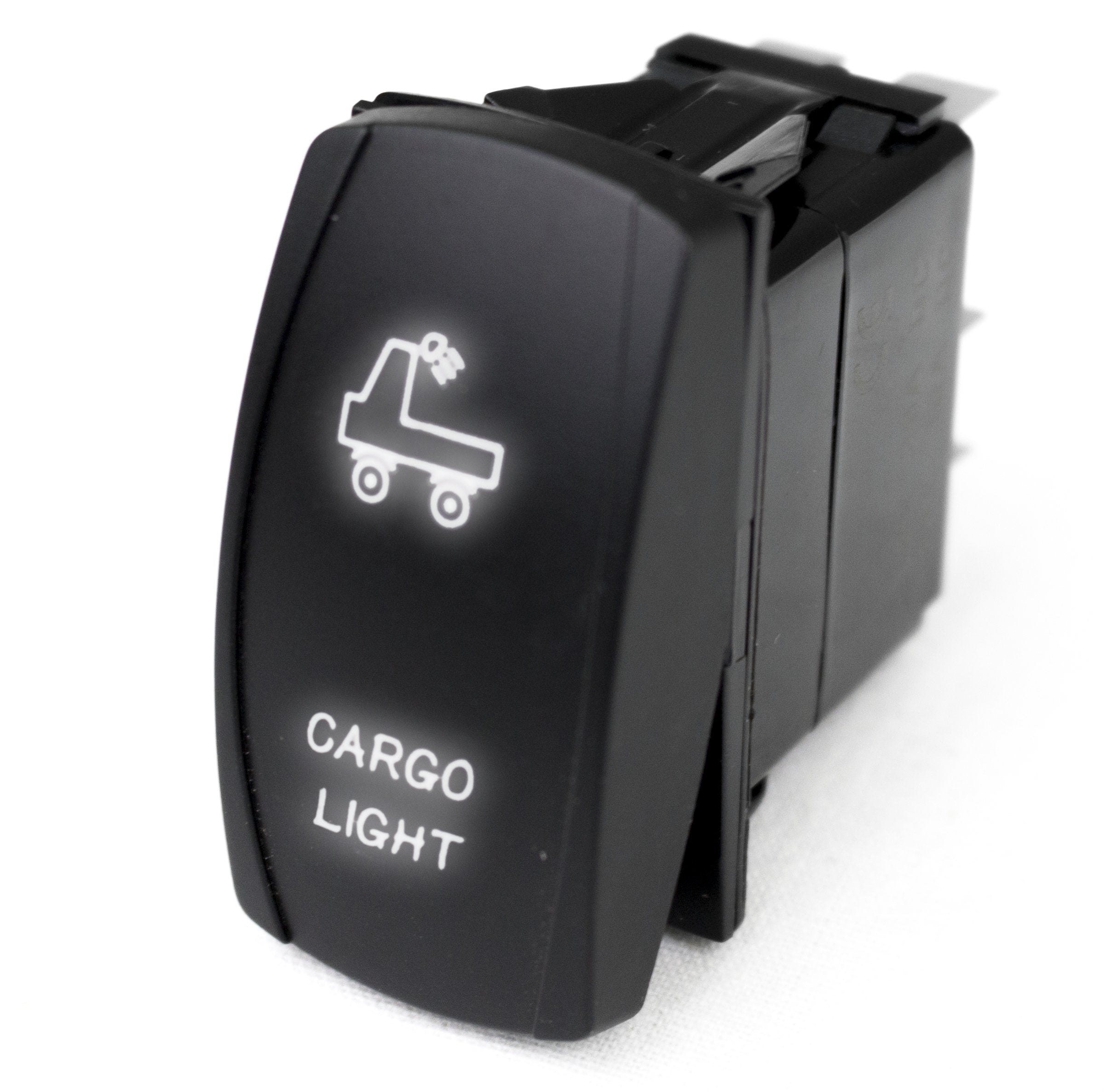 Rocker Switch Race Sport RSLJ68W w/ White LED Radiance