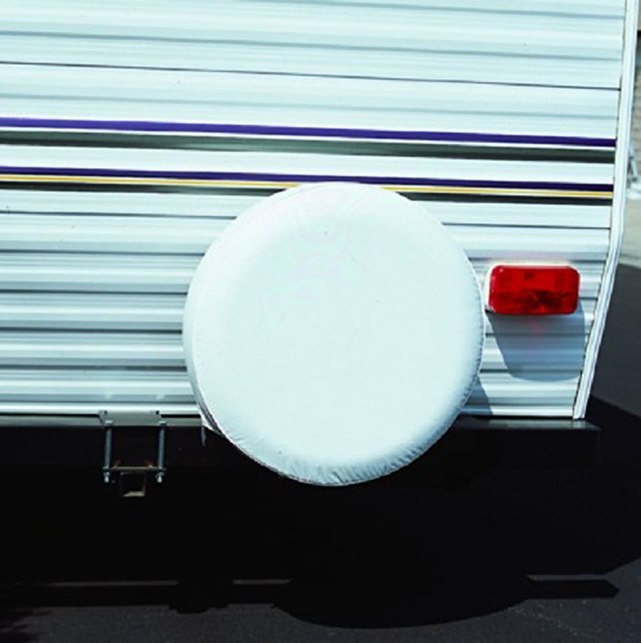 Polar White ADCO Vinyl Spare Tire Cover E (Fits 29 ¾" Diameter Wheel)