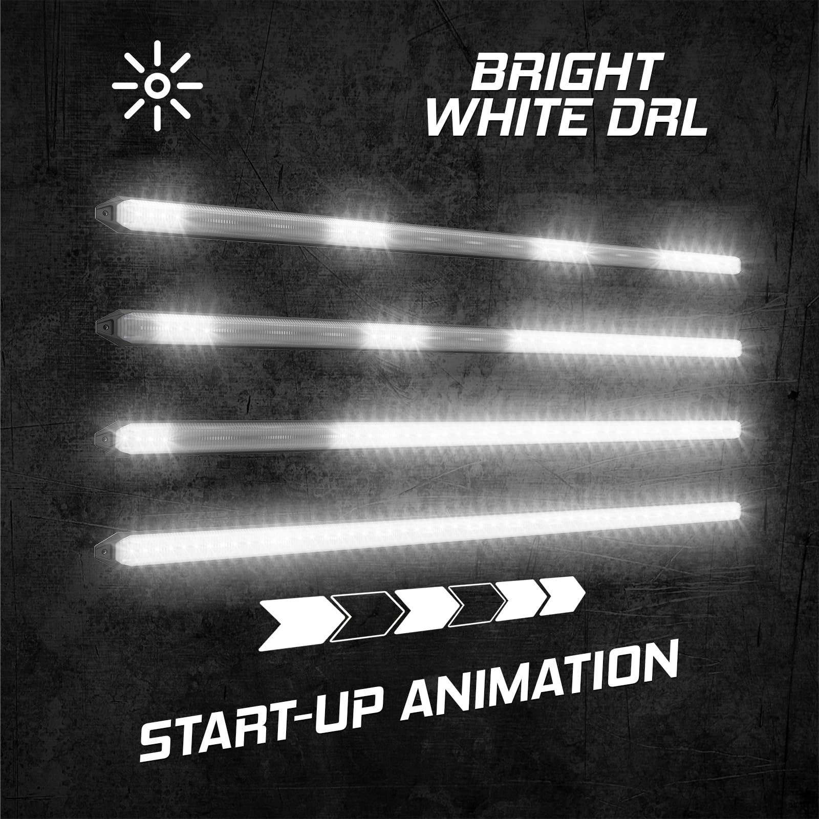 11" XKGLOW Switchback Grill Lights With Start-up Animation & Sequential Turn Signal