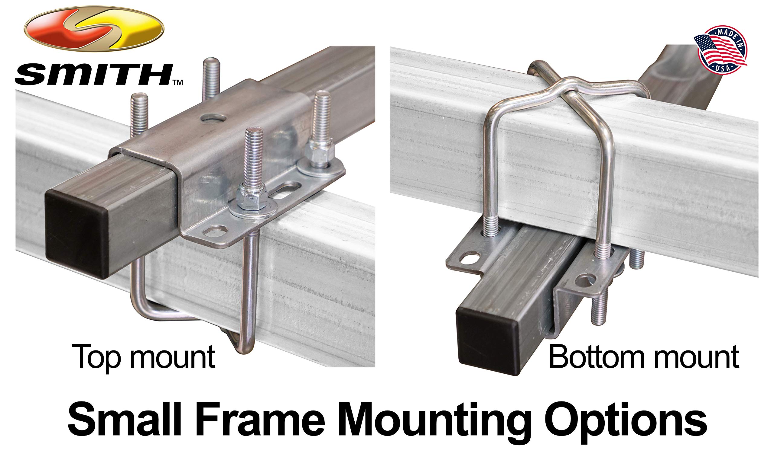 27610 CE Smith Roller Guide-On with End Caps - Sturdy Replacement Part for Boat Trailers - 9"