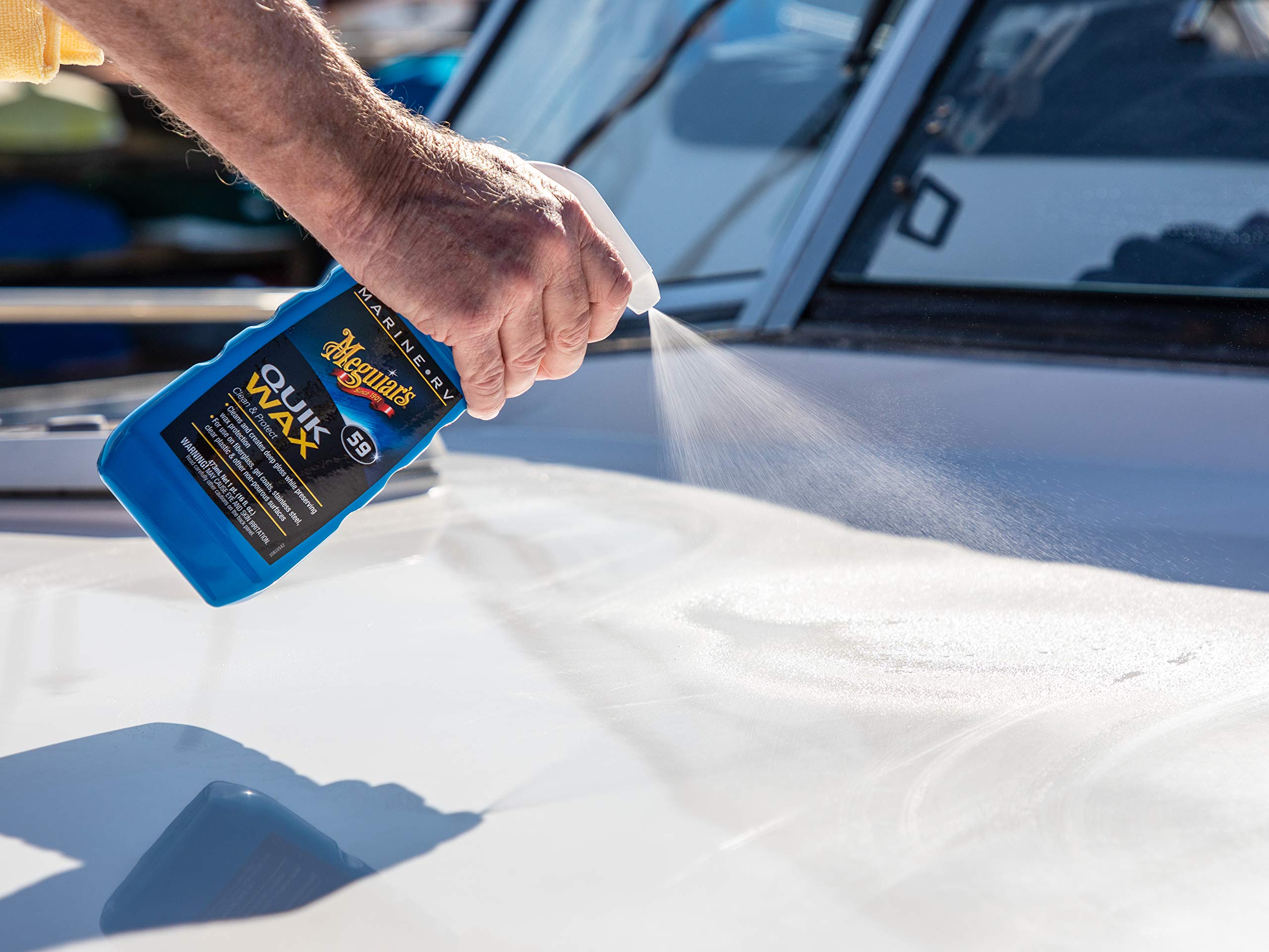 Marine/RV Meguiar's M5916 Quik Wax Clean & Protect - 16 Oz Bottle