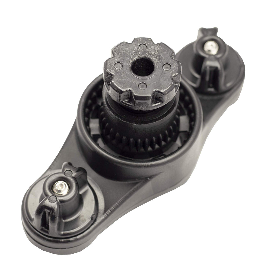 YakAttack Track Mount Base HD LockNLoad | Dual MightyBolt System for Kayak Rod Holders, Fish Finders & Heavy-Duty Gear | Track or Deck Mount | Yak Attack USA-Made
