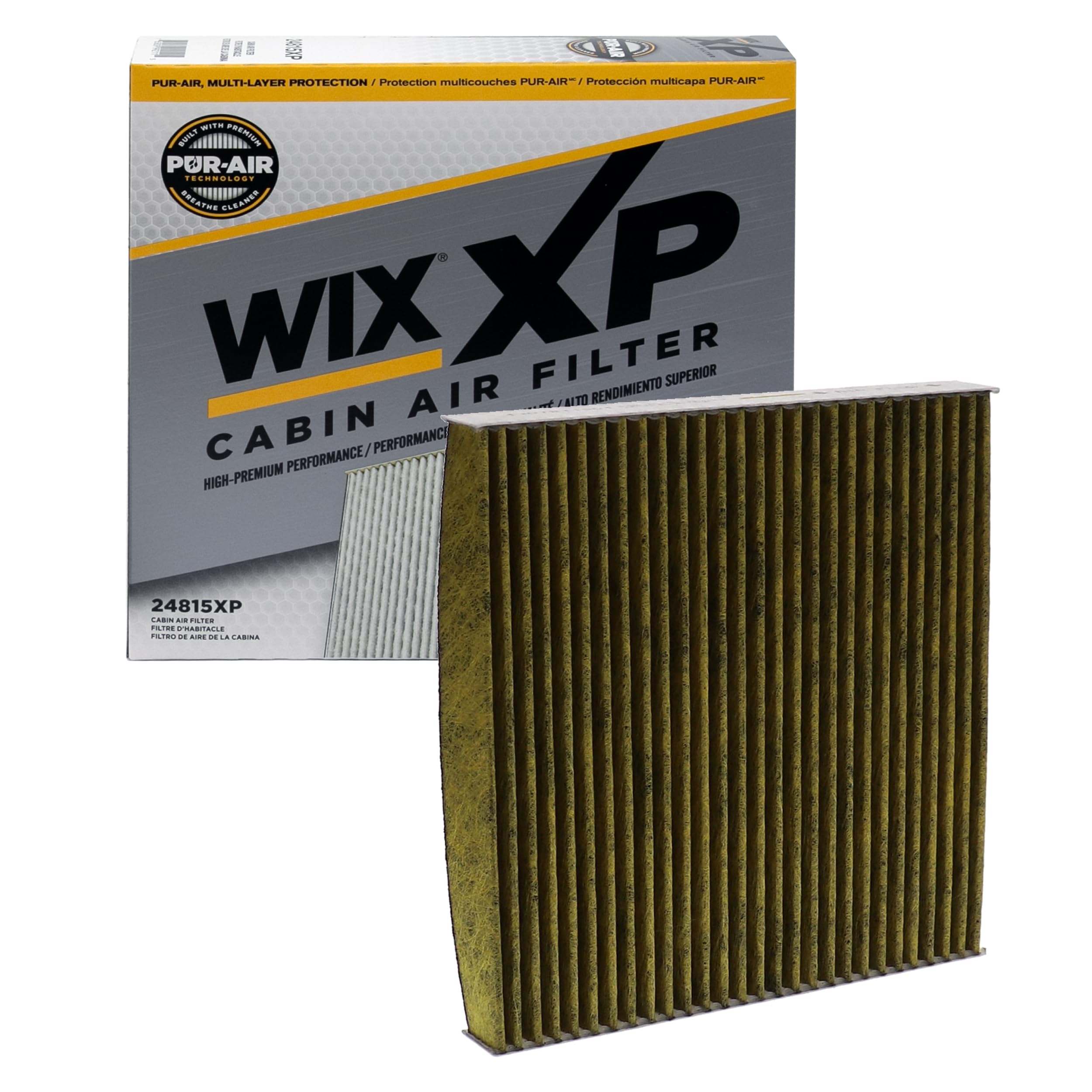 WIX XP Cabin Air Filter Replacement 24815XP, Triple-Layer Protection with Activated Carbon & Advanced Airflow Media Compatible With Various Honda Acura (03-19)