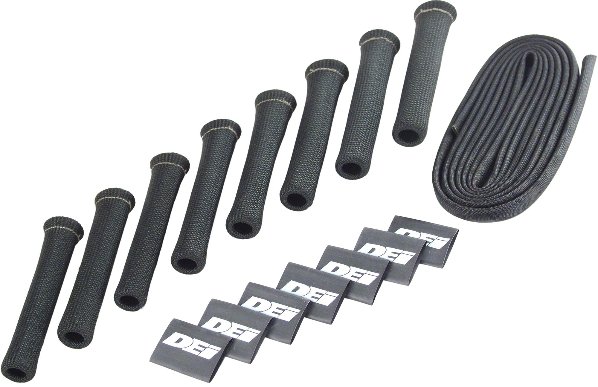 Design Engineering Protect-A-Boot and Wire Black 8-Cylinder Kit for Spark Plug Boot and Wire Protection 010712