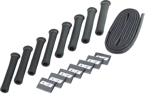 Design Engineering Protect-A-Boot and Wire Black 8-Cylinder Kit for Spark Plug Boot and Wire Protection 010712