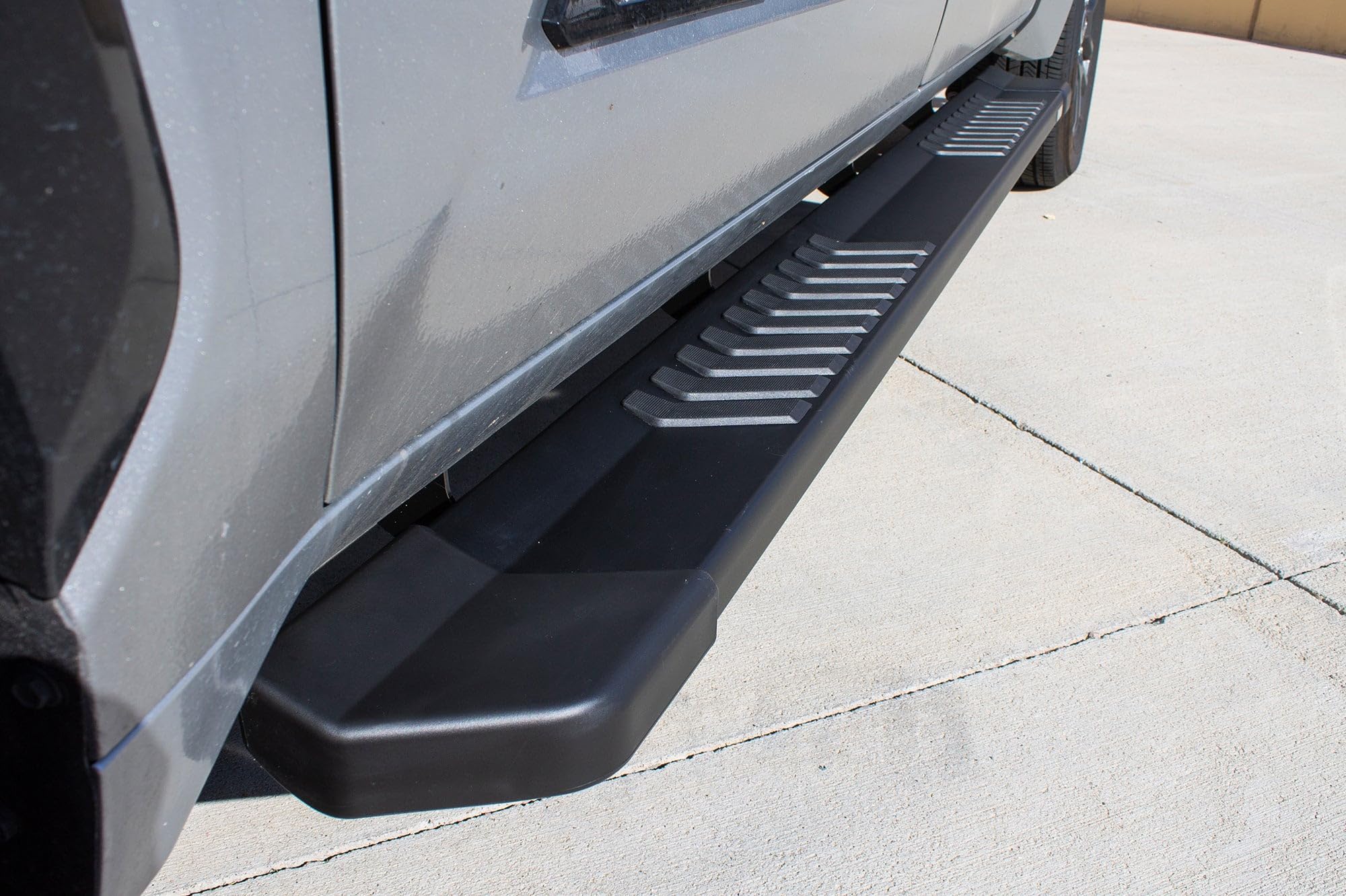 Running Boards Raptor Series Steps 6in OEM Style Black Aluminum Compatible with 2022-2026 Tundra Crew Max Cab