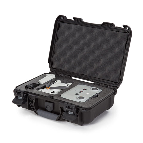 Waterproof Nanuk 909 Hard Case with Foam Insert for DJI Mini 3 Pro and RC-N1 Remote, Black
