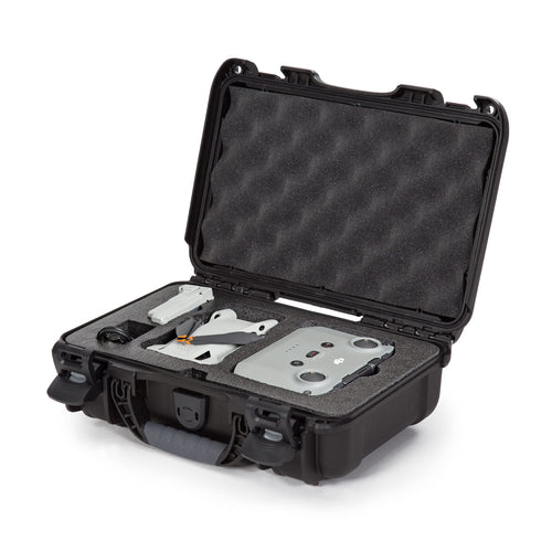 Waterproof Nanuk 909 Hard Case with Foam Insert for DJI Mini 3 Pro and RC-N1 Remote, Black