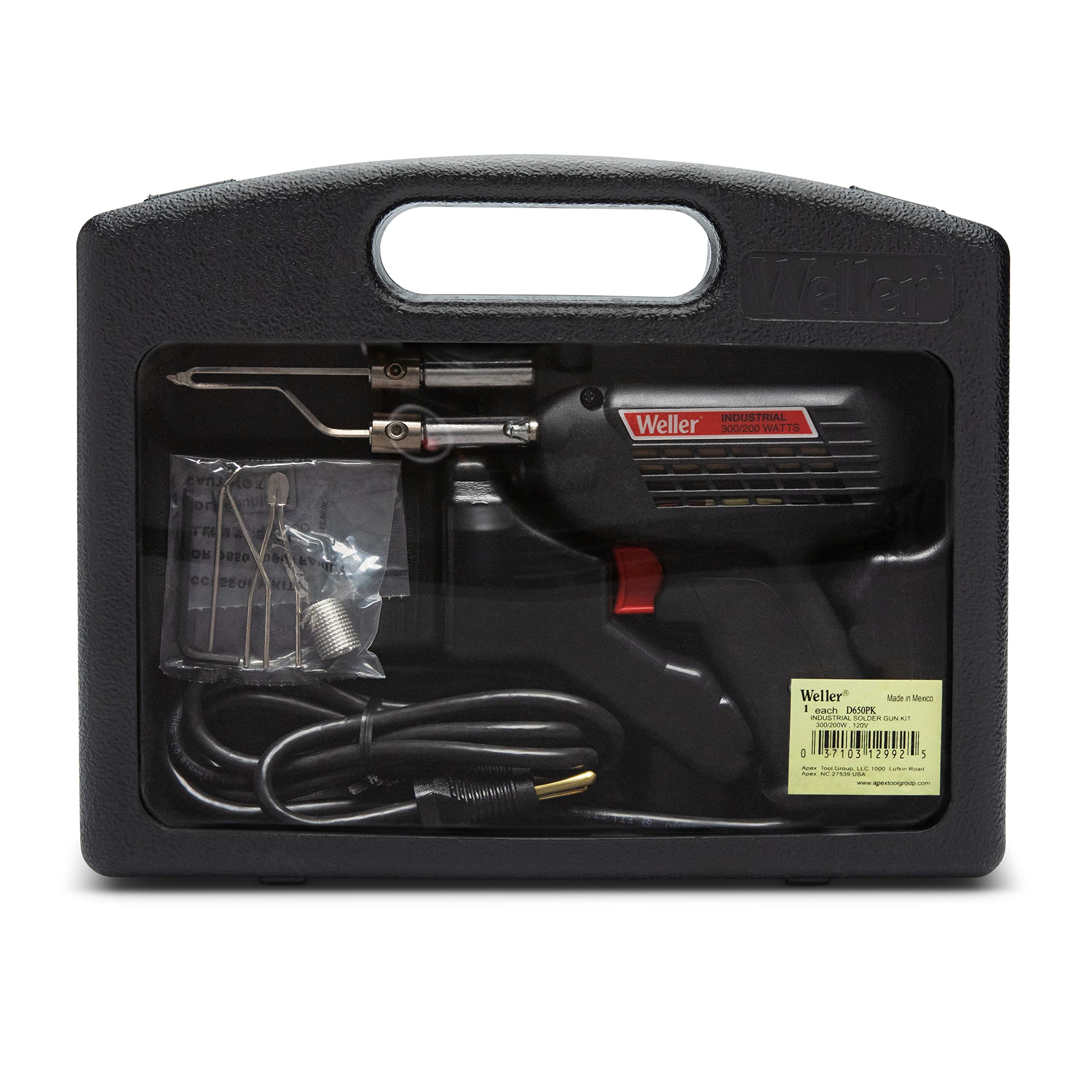 Weller 300-Watts Genuine Industrial Soldering Gun Kit | D650PK