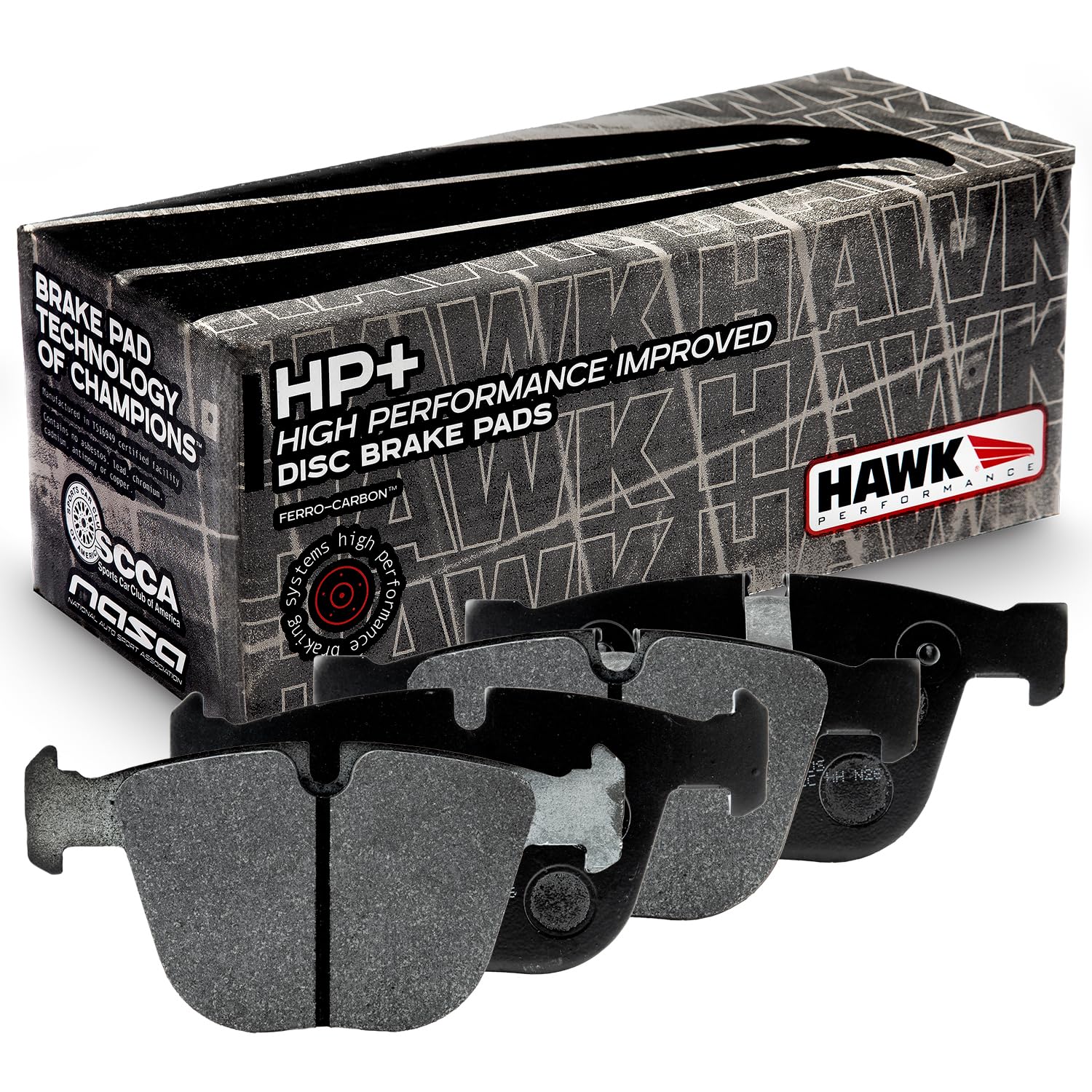 Hawk Performance HP Plus HB630N.626 Crossover Street/Motorsport Brake Pads