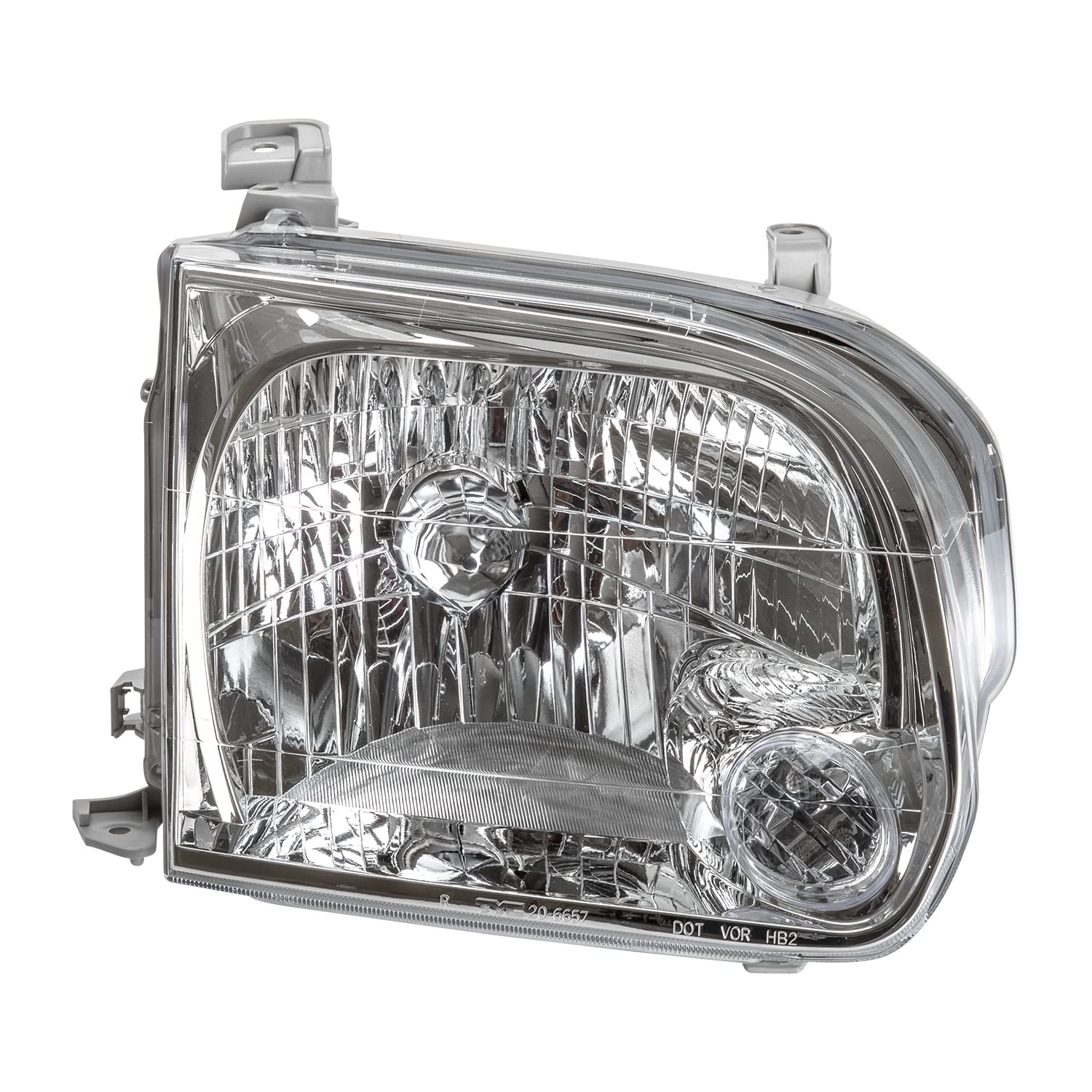 Right TYC Headlight Assembly Compatible with 2005-2006 Toyota Tundra