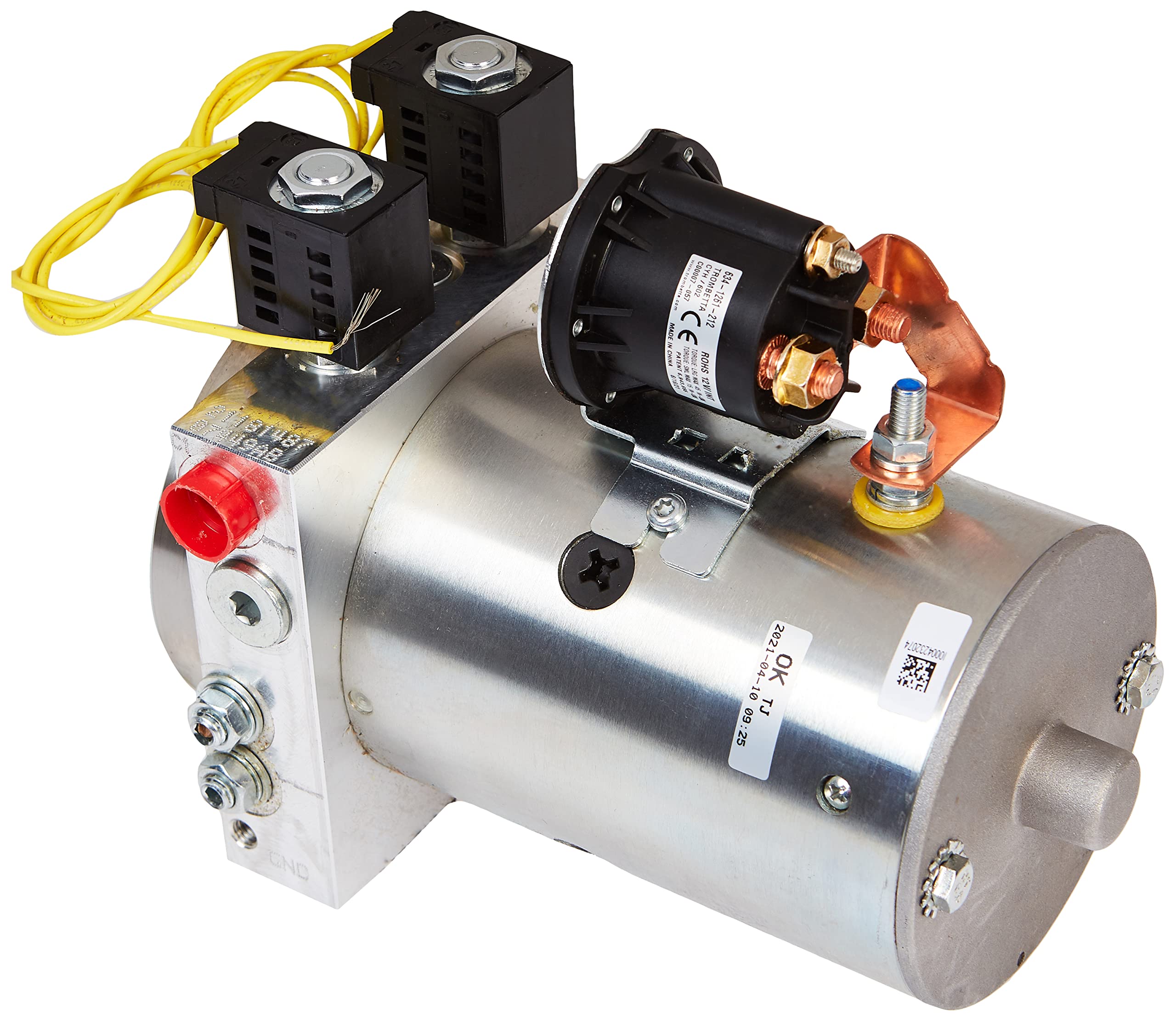 4-Way DC Hydraulic Power Unit Buyers Products, Controls Horizontal 0.75 Gallon Poly Reservoir, Hydraulic Accessories for Trucks & Trailers