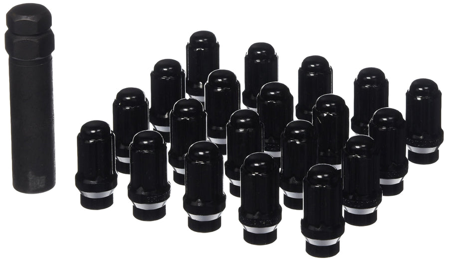 Black Gorilla Automotive 21133ETBC 12mm x 1.50 Thread Size Chrome Finish Small Diameter 5-Lug Kit, (Pack of 20)