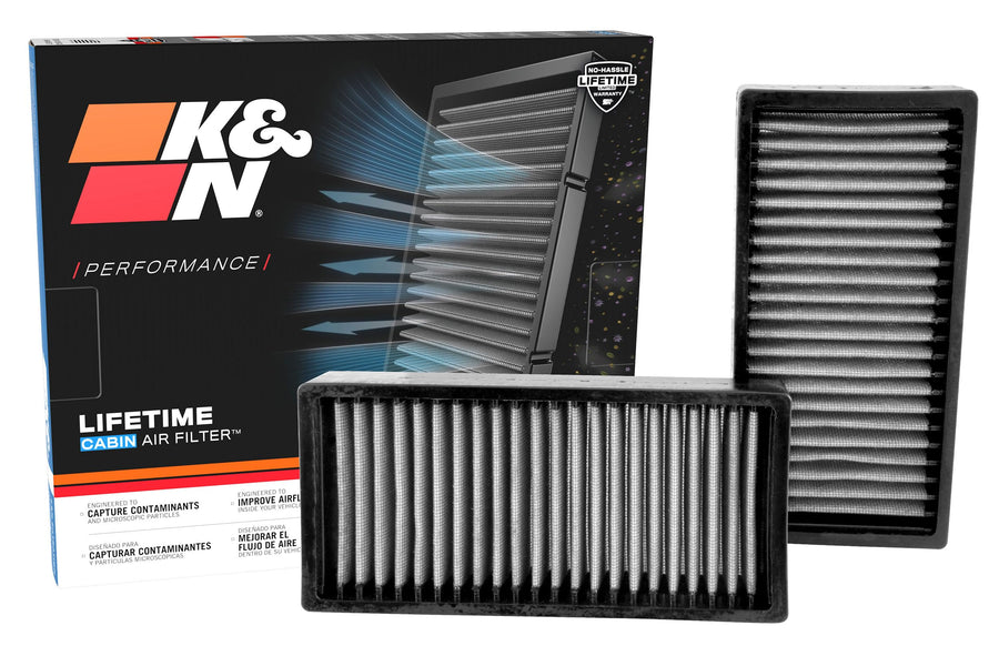 K&N Cabin Air Filter Premium: High Performance, Washable, Clean Airflow to your Cabin: Compatible with Select 2001-2009 CHEVY/BUICK/PONTIAC(Uplander, Venture, Rendezvous, Montana, Aztek) VF2046